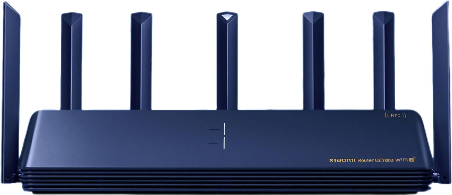 دنبال کردن مسیریاب MI BE7000 اصلی 2500M دو بانده WiFi 6 با NFC هوشمند خانه (RC06)