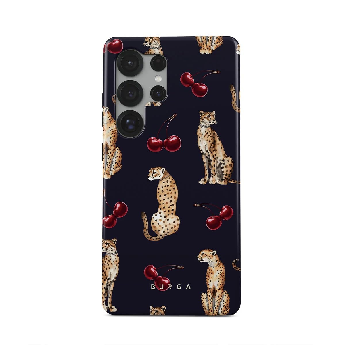 کاور تلفن BURGA قابل استفاده برای گوشی تلفن همراه Samsung Galaxy S25 Ultra، محافظ 2 لایه‌ای سخت و سیلیکونی، مقاوم در برابر خط و خش، محافظ ضد شوک (نیشکر)