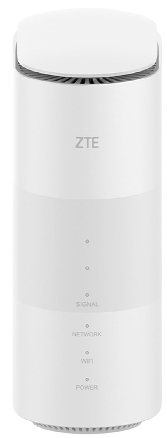 ZTE G5B - Unlocked Wireless 5G AX3000 WiFi6 Whole Home Router, Premium Design with Low-power Consumption, No configuraiton req, Parental Controls, Easy Management