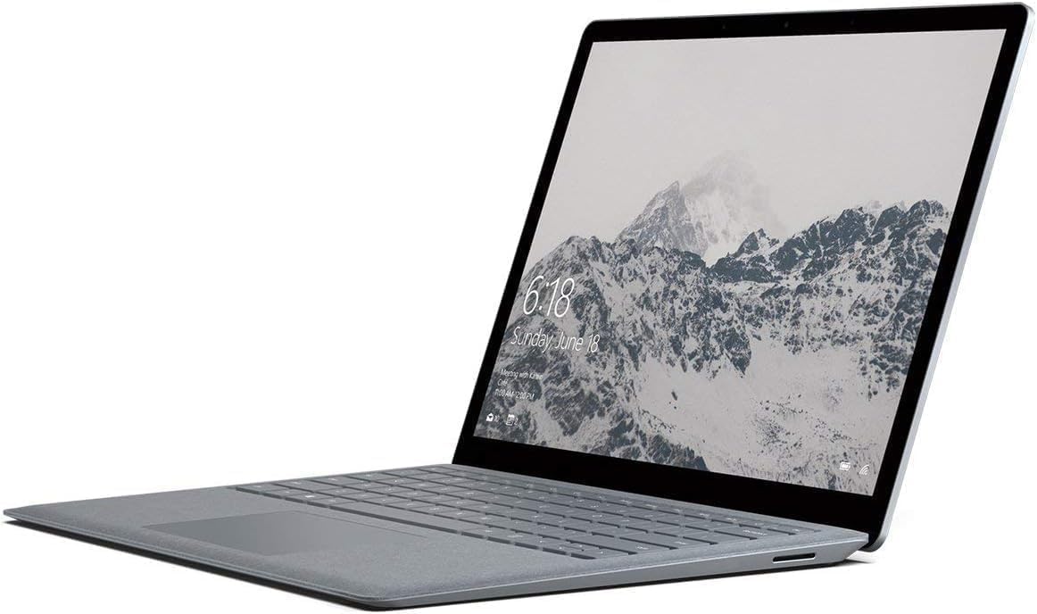 لپ تاپ مایکروسافت Surface Laptop | پردازنده Intel Core i5 نسل هفتم | ۸ گیگابایت رم، ۲۵۶ گیگابایت حافظه داخلی SSD | صفحه نمایش لمسی ۱۳.۵ اینچی با گرافیک Intel HD 620 | ویندوز ۱۰ پلاتینیوم | شارژر برای لپ تاپ مایکروسافت Surface (بازسازی شده)