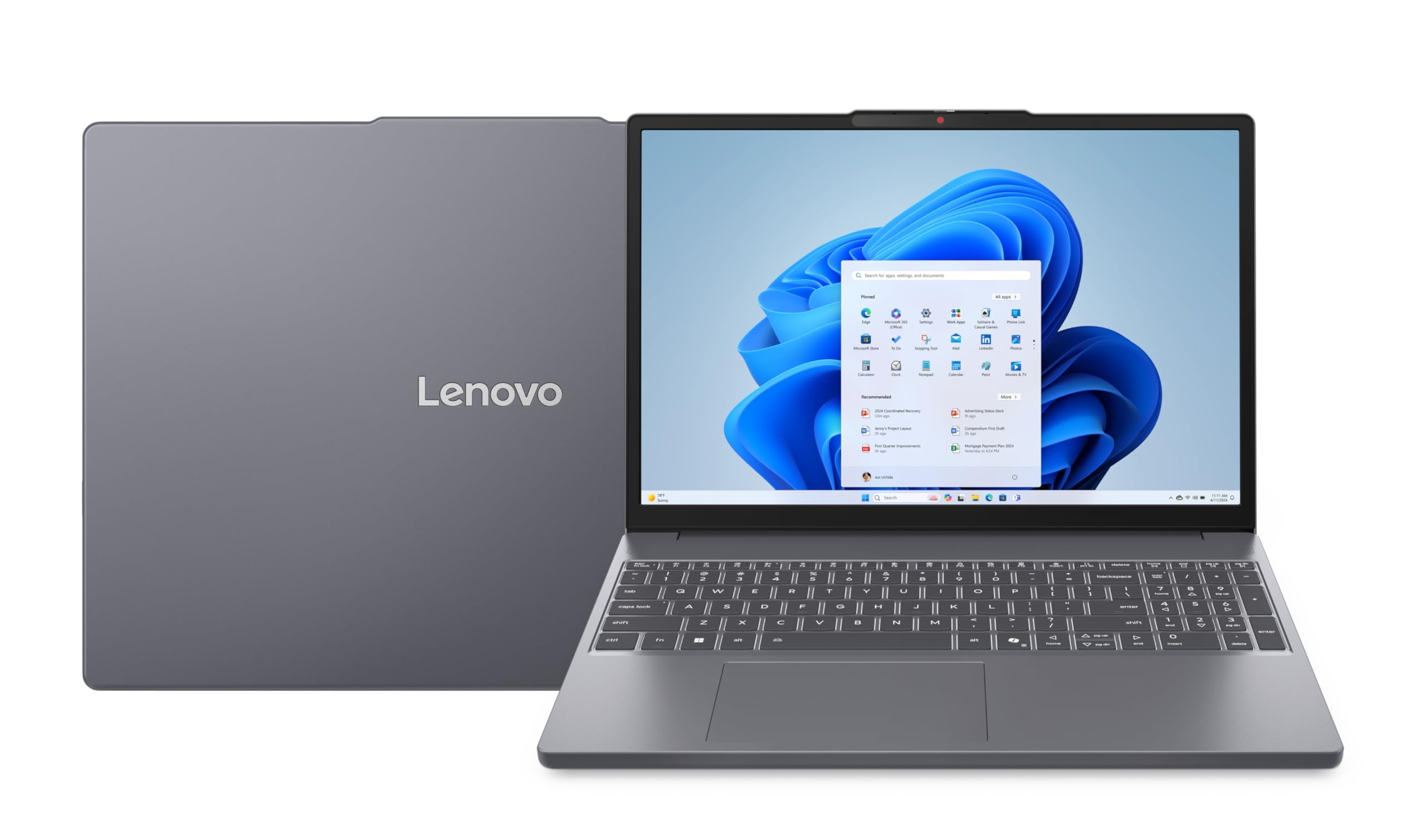 لپ تاپ باریک لنوو IdeaPad Slim 3 15IRH10 (سایه خاکستری) | پردازنده اینتل کور i5-13420H | 16 گیگابایت رم | 512 گیگابایت حافظه داخلی SSD | نمایشگر 15.3 اینچی WUXGA | ویندوز ۱۱ [83K100GDAX]
