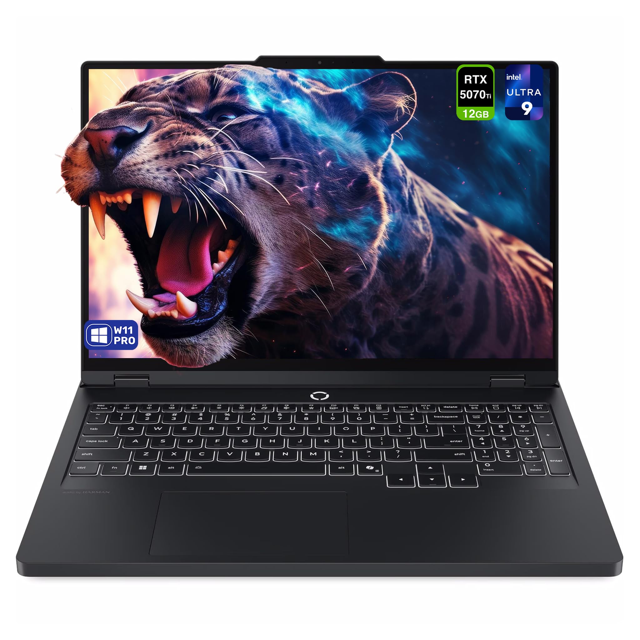 لپ تاپ بازی لنوو Legion Pro 5i Gen 10، Intel Ultra 9-275HX، 32 گیگابایت RAM DDR5، 2 ترابایت SSD PCIe، نمایشگر 16 اینچی WQXGA (2560x1600)، Nvidia GeForce RTX 5070Ti، صفحه‌کلید مهتابی با نور پس‌زمینه 24 منطقه‌ای، ویندوز 11 Pro، رنگ مشکی اکلیپس، 32 گیگابایت RAM | 2 ترابایت SSD ویندوز 11 Pro