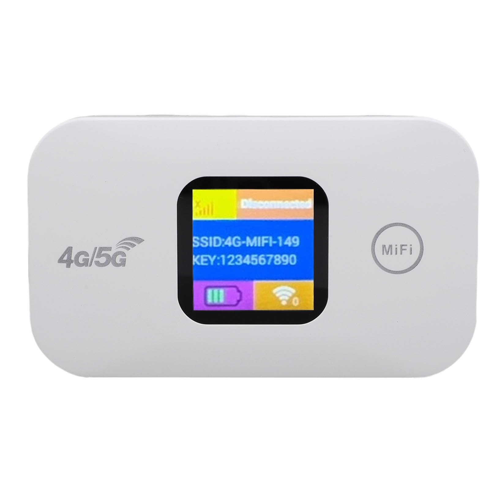 مودم تلفن همراه Annadue قابل حمل 4G 5G با شیار سیم، وای فای سفری با نمایشگر LED، تا ۳۰۰ مگابیت بر ثانیه، ۱۰ دستگاه متصل، هات‌اسپات Cat4 Lte MiFi، باتری ۲۱۰۰ میلی‌آمپر.