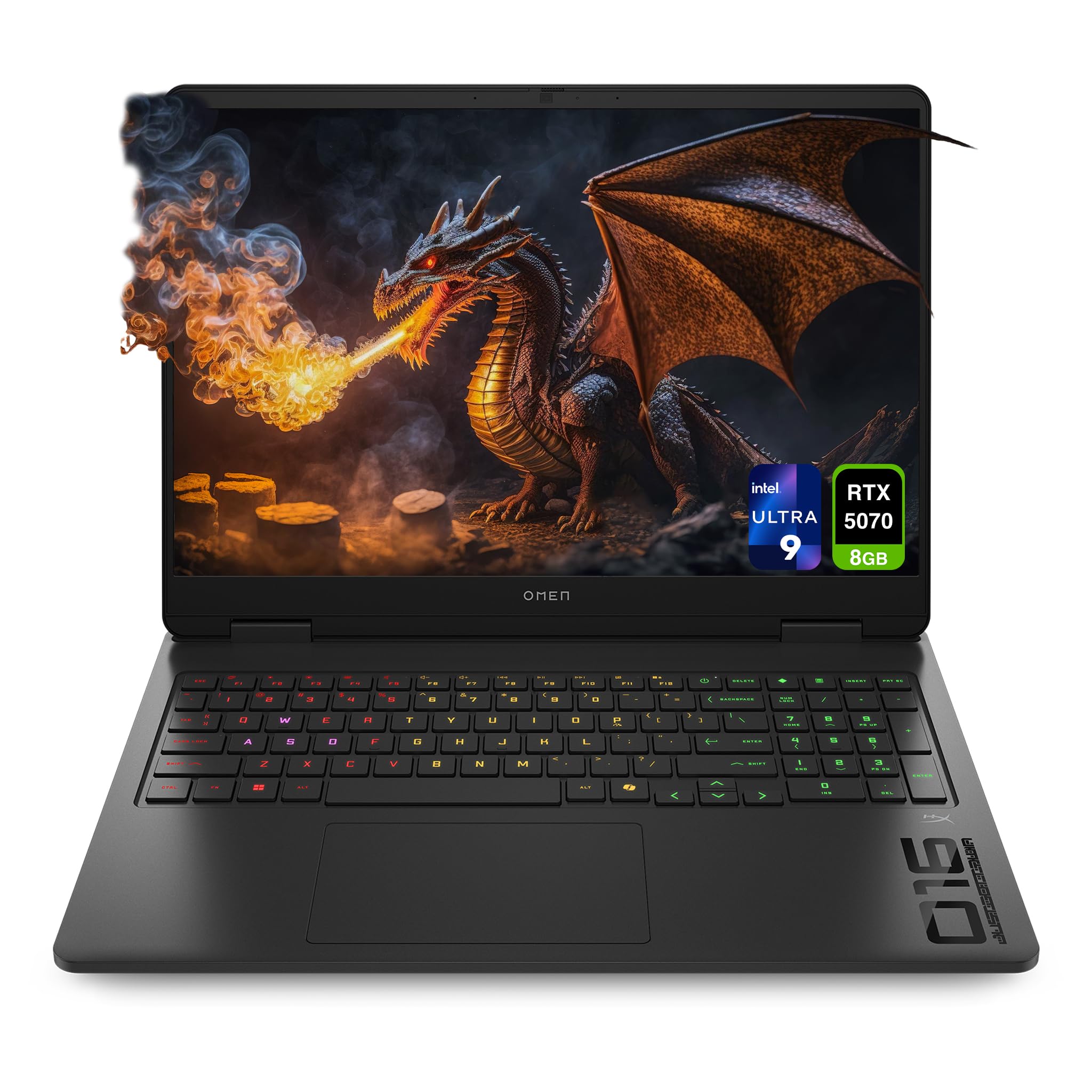 لپ تاپ بازی HP OMEN 16، پردازنده اینتل Core i9-12850H، 32 گیگابایت رم DDR5، 2 ترابایت حافظه‌ی SSD PCIe، صفحه‌نمایش 16 اینچی WQXGA (2560x1600) با فرکانس 240Hz، کارت گرافیک Nvidia GeForce RTX 5070، صفحه‌کلید با نور پس‌زمینه RGB، ویندوز 11 هوم، رنگ مشکی سایه‌ای | 32 گیگابایت رم | 2 ترابایت SSD ویندوز 11 هوم