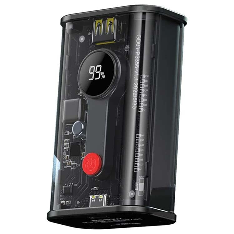 پاوربانک شارژ سریع 10000mAh - ایستگاه شارژ قابل حمل با نمایشگر LED برای تلفن همراه و دستگاه‌ها