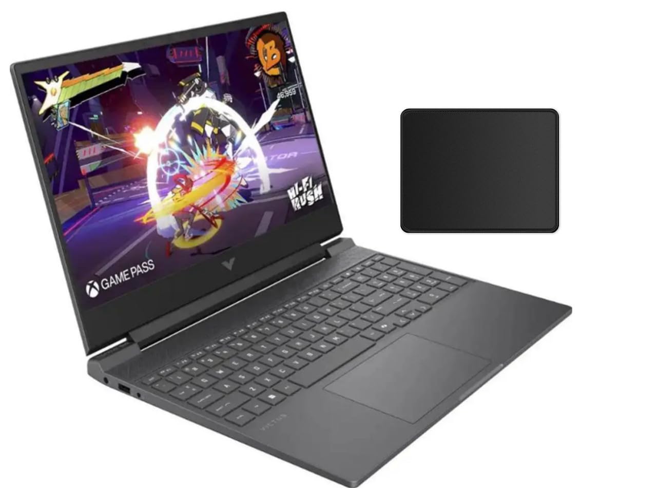 لپتاپ بازی HP Victus 15.6 اینچ 144Hz Full HD | AMD Ryzen 7 7445HS | NVIDIA GeForce RTX 4050 | Copilot | پشتیبانی از نور پس زمینه | 16GB RAM DDR5 | 512GB SSD | رنگ نقره‌ای میکا | Windows 11 Home | همراه با فرهنگل موس