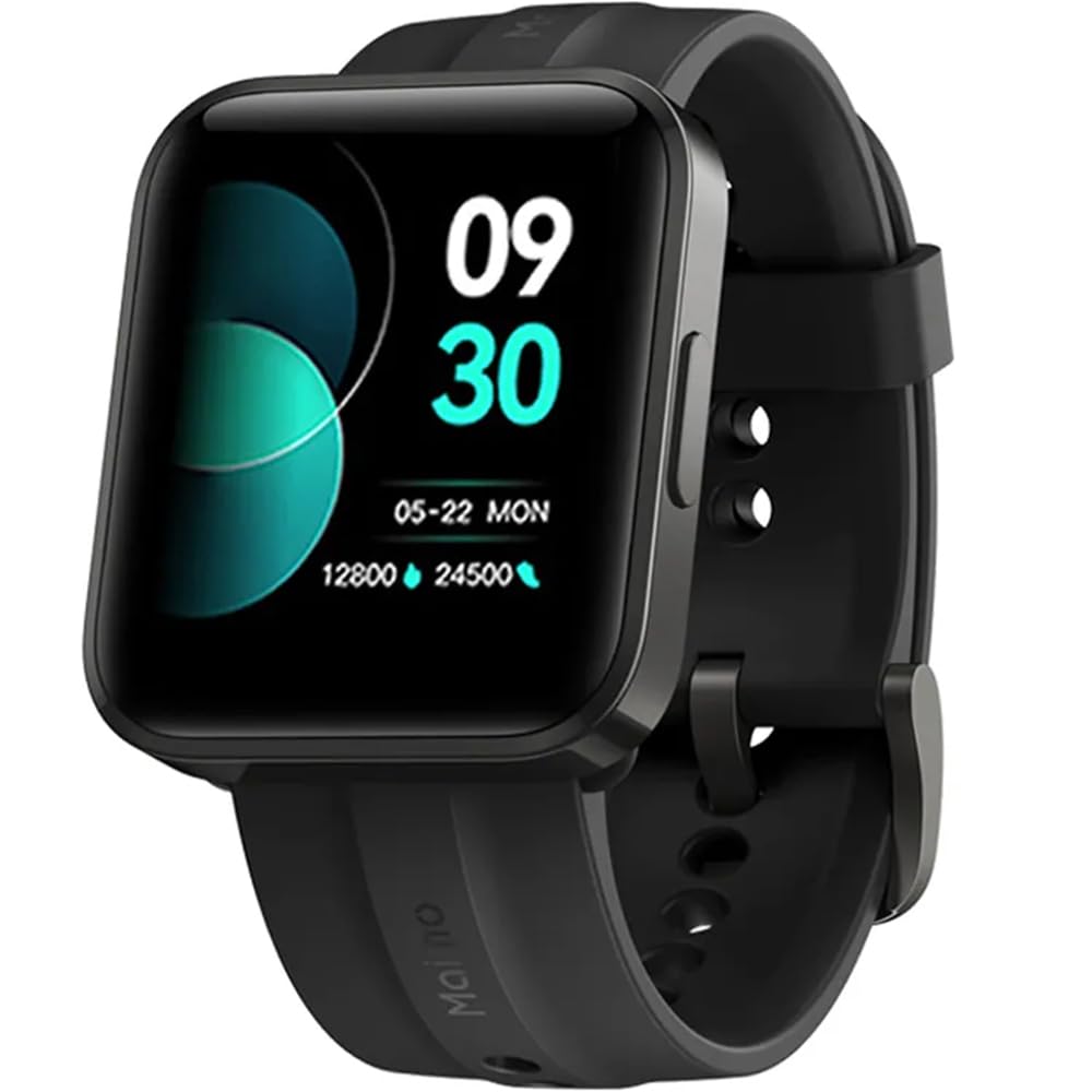 مچ‌بند هوشمند 70mai Maimo Watch Flow WT2106، رنگ مشکی فلزی با صفحه نمایش لمسی AMOLED 1.6 اینچ، عمر باتری طولانی، GPS، پیگیری سلامتی، 116 حالت ورزشی، ضدآب تا 5 اتمسفر (5 ATM)، قابل استفاده بر روی سیستم‌عامل‌های IOS و اندروید، عمر باتری 12 روز