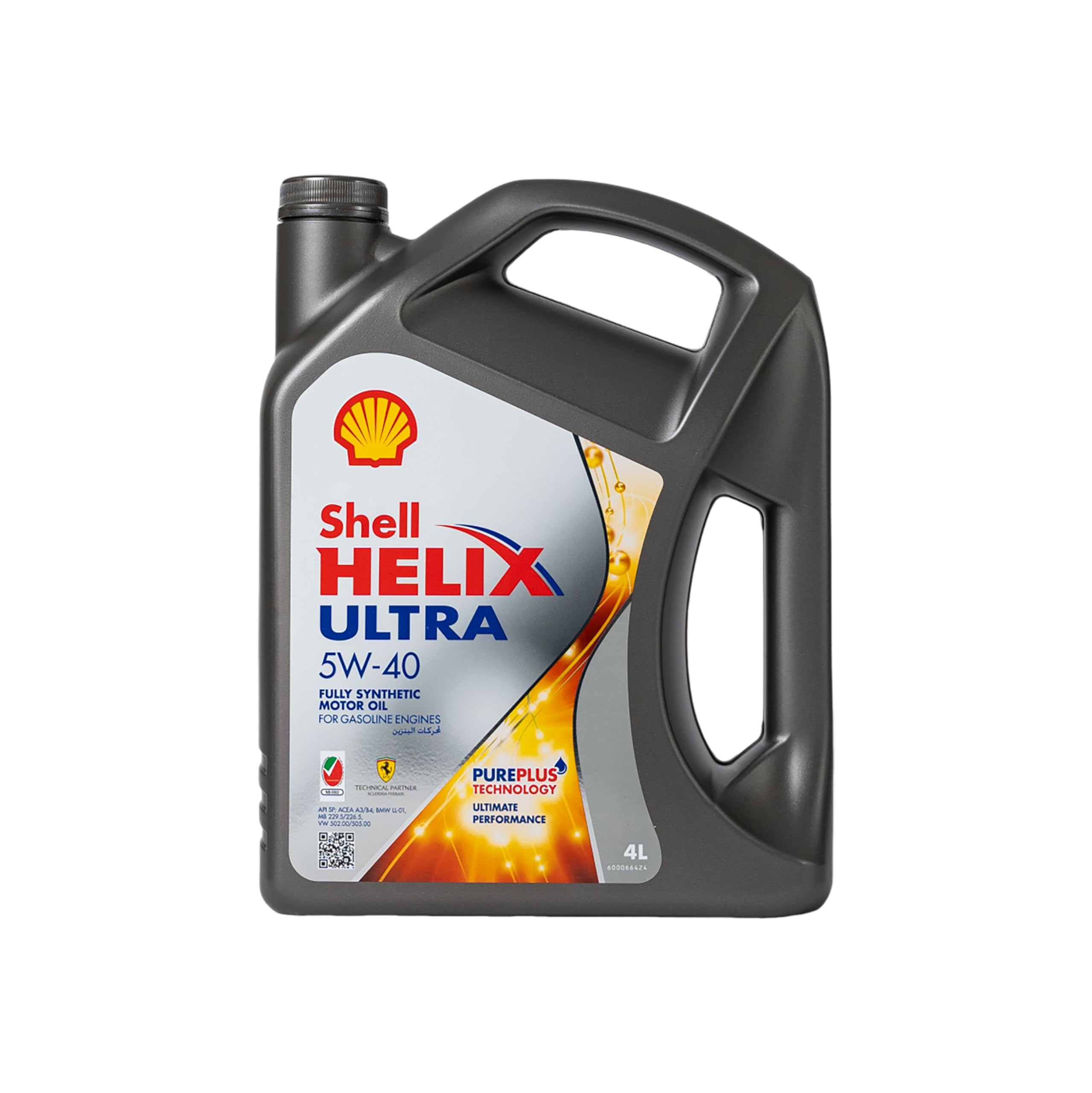 روغن موتور سینتتیک کامل Shell Helix Ultra 5W-40 - 4 لیتر - یک بسته