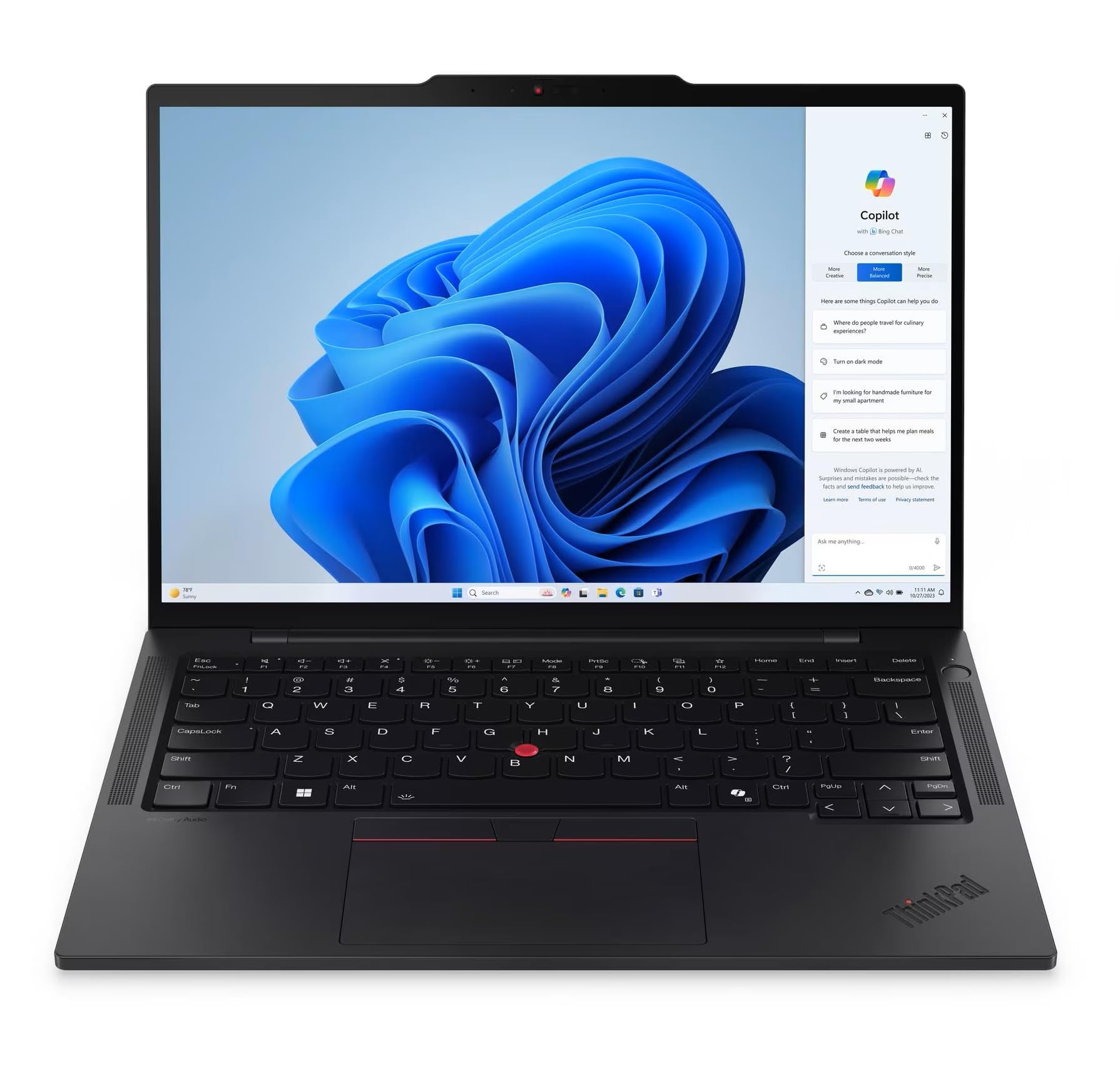 لنوو ThinkPad T14s Gen 5 21LS004GUS 14 اینچ بدون لمس - WUXGA - اینتل کور Ultra 5 125U - 16 گیگابایت - 512 گیگابایت SSD - صفحه کلید انگلیسی - مشکی اکلیپس