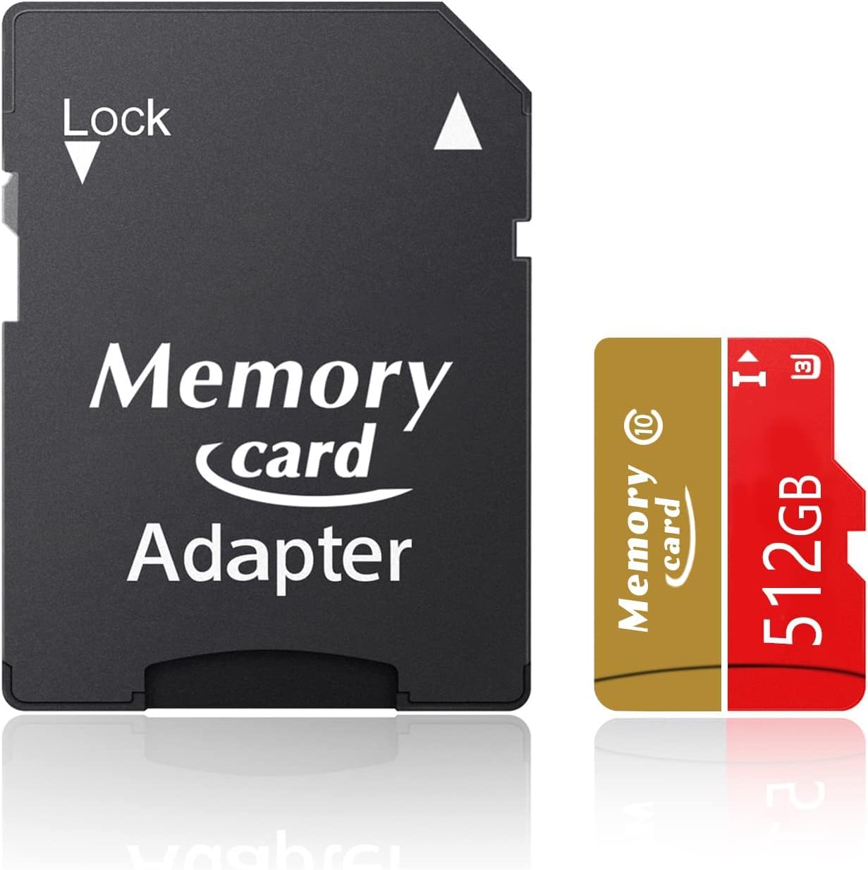 MicroSD 512GB MicroSDXC Card Memory Card Flash Memory Card - 100MB/s, Class 10, U3, V30, 4K UHD, Full HD, UHS-I High Speed