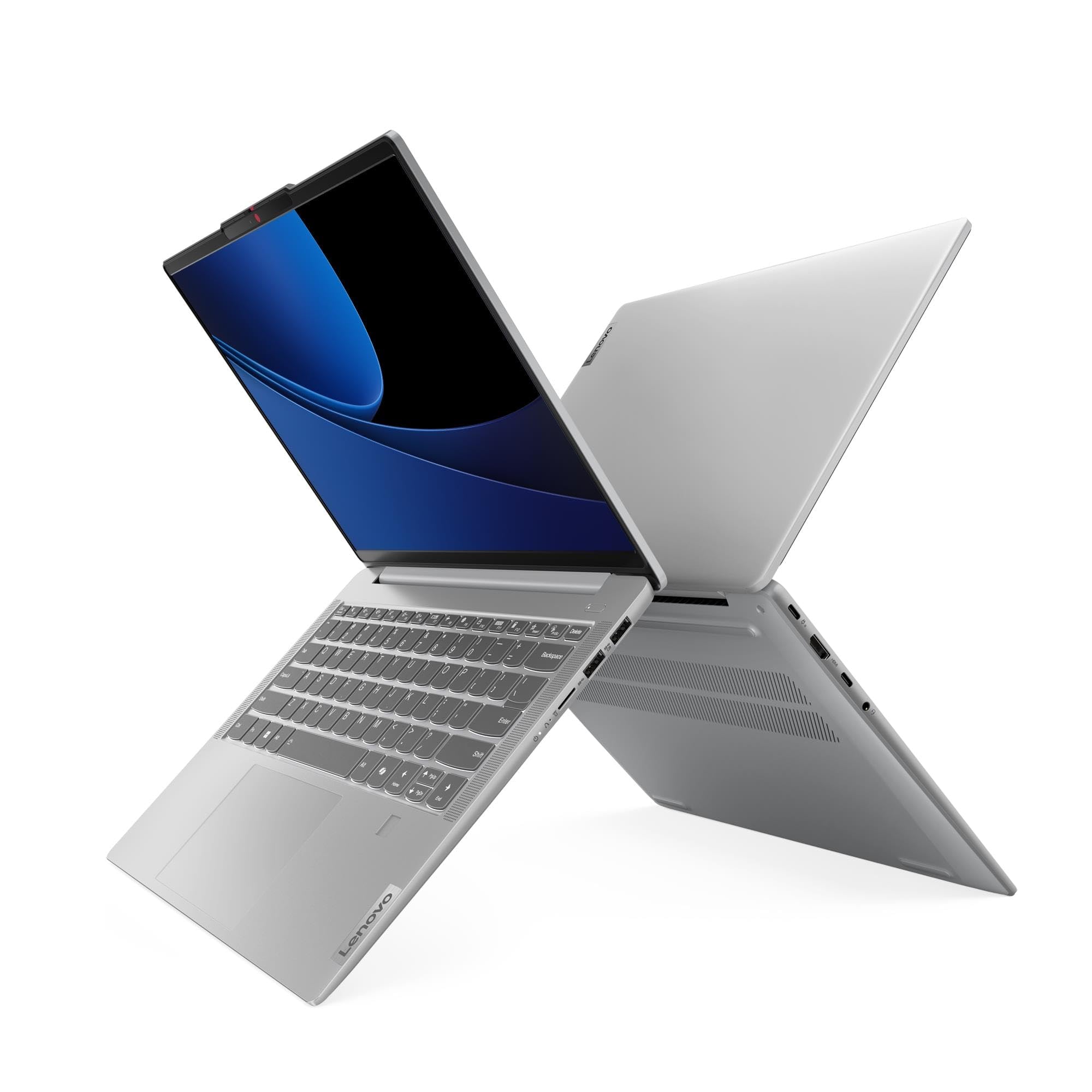 لپ تاپ Lenovo IdeaPad Slim 5 14IMH9، دارای صفحه نمایش IPS WUXGA با اندازه 14 اینچ، پردازنده اینتل Core Ultra 5 125H، حافظه RAM LPDDR5x 16GB، حافظه SSD PCIe Gen4 512GB، گرافیک اینتل آرک، AI Boost NPU، رنگ خاکستری ابری (ارتقاء یافته)