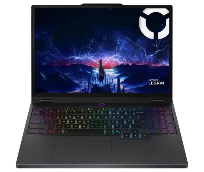 لپ تاپ بازی لنوو Legion 5 15IRX10 AI، صفحه نمایش 15.3 اینچی WUXGA با نرخ تازه‌سازی 165Hz، پردازنده اینتل Core i7-13650HX، 24 گیگابایت رم، 1 ترابایت حافظه جامد(SSD)، کارت گرافیک RTX 5050 با 8 گیگابایت حافظه GDDR7، صفحه کلید انگلیسی دارای نور پس‌زمینه، ویندوز 11 (به‌روزرسانی شده)، رنگ مشکی ایکلیپس.