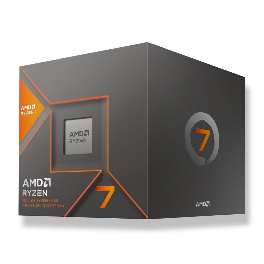 پردازنده AMD Ryzen 7 8700G، 8 هسته، 16 رشته، 5.1 گیگاهرتز، حافظه نهان 24 مگابایت، گرافیک AMD Radeon، سوکت AM5