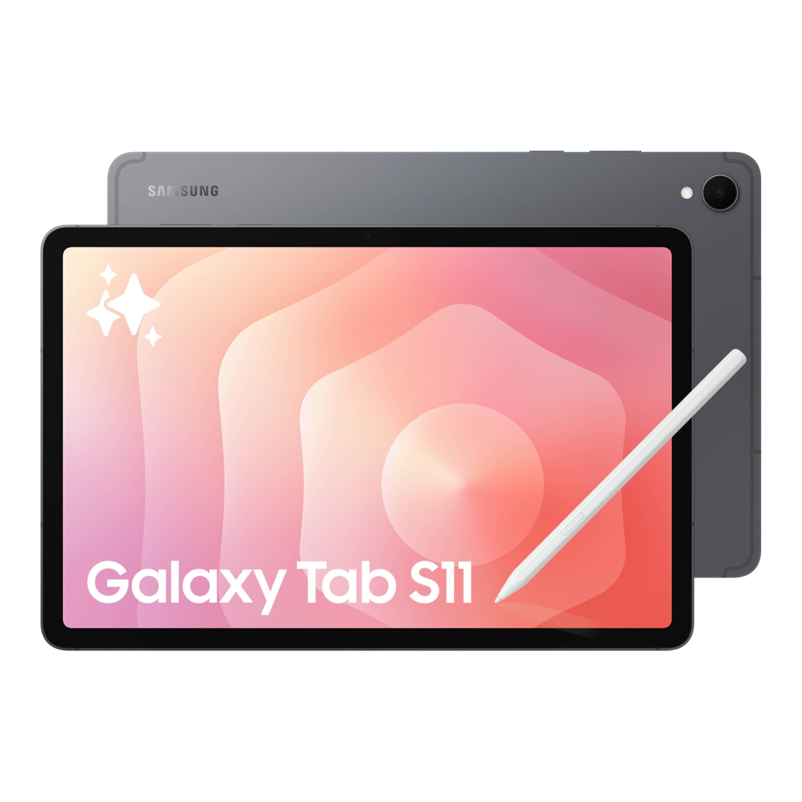 تبلت اندروید سامسونگ Galaxy Tab S11 با ظرفیت 512 گیگابایت، وای‌فای، صفحه نمایش بزرگ، مقاوم، نازک، سبک، عملکرد بالا، عمر باتری طولانی، قلم S برای یادداشت‌برداری، کمک‌کننده هوش مصنوعی، نسخه آمریکا، رنگ خاکستریِ 512 گیگابایت