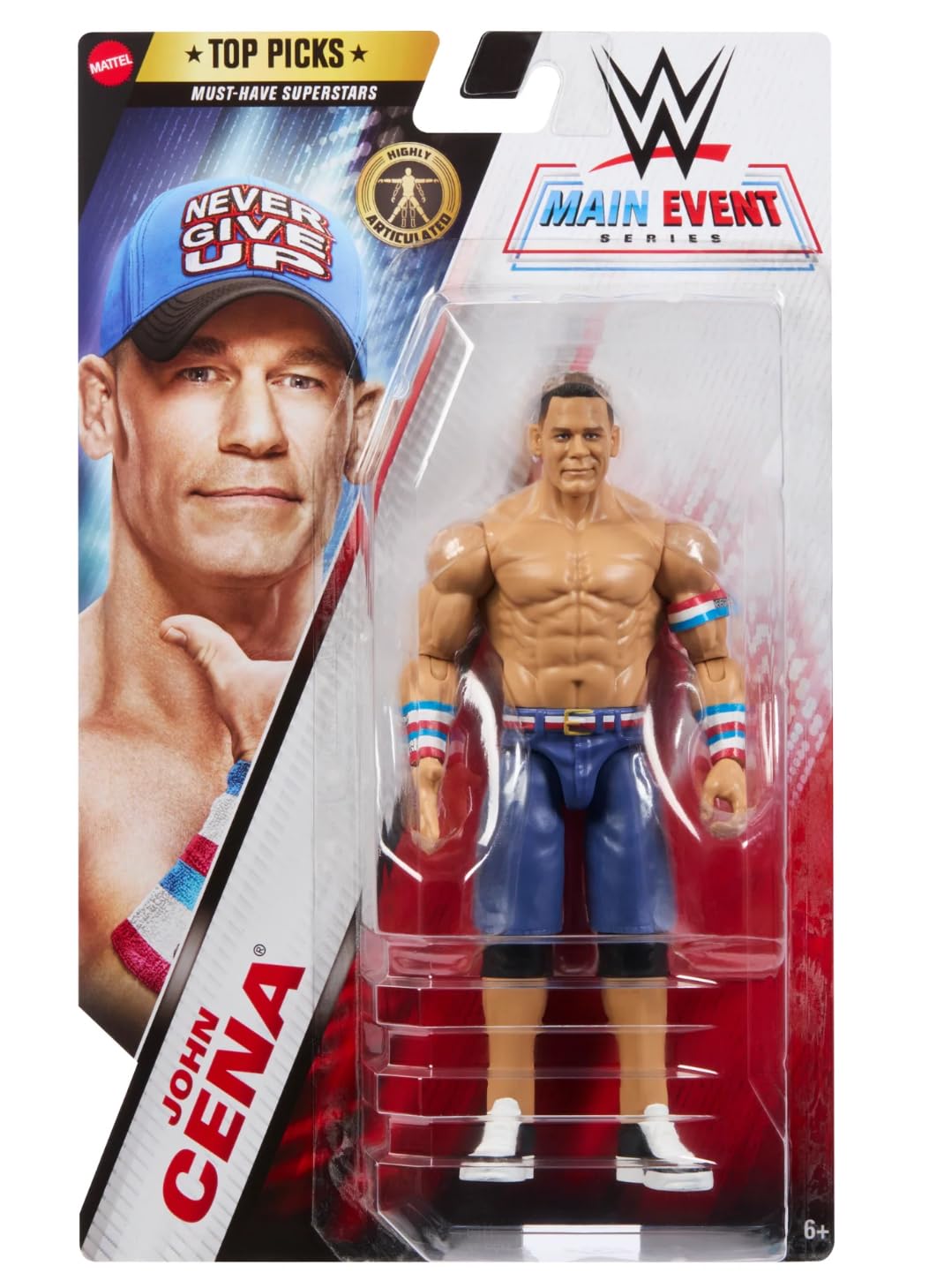 عروسک اکشن فیگور ورزش کشتی سری ترجیحی بالاتر جان سینا WWE 2025رویداد اصلی