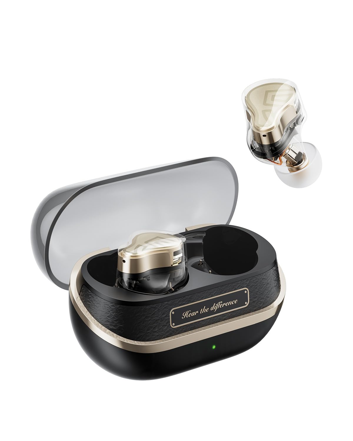 SOUNDPEATS H3 HiFi Wireless Noise Cancelling Earbuds [VGP2025 Winner], 3 Drivers (2BA+ 12mm DD) in-Ear Headphones with LDAC & aptX Lossless, Hi-Res Audio,Snapdragon Sound, 55dB Hybrid ANC, 37H black
