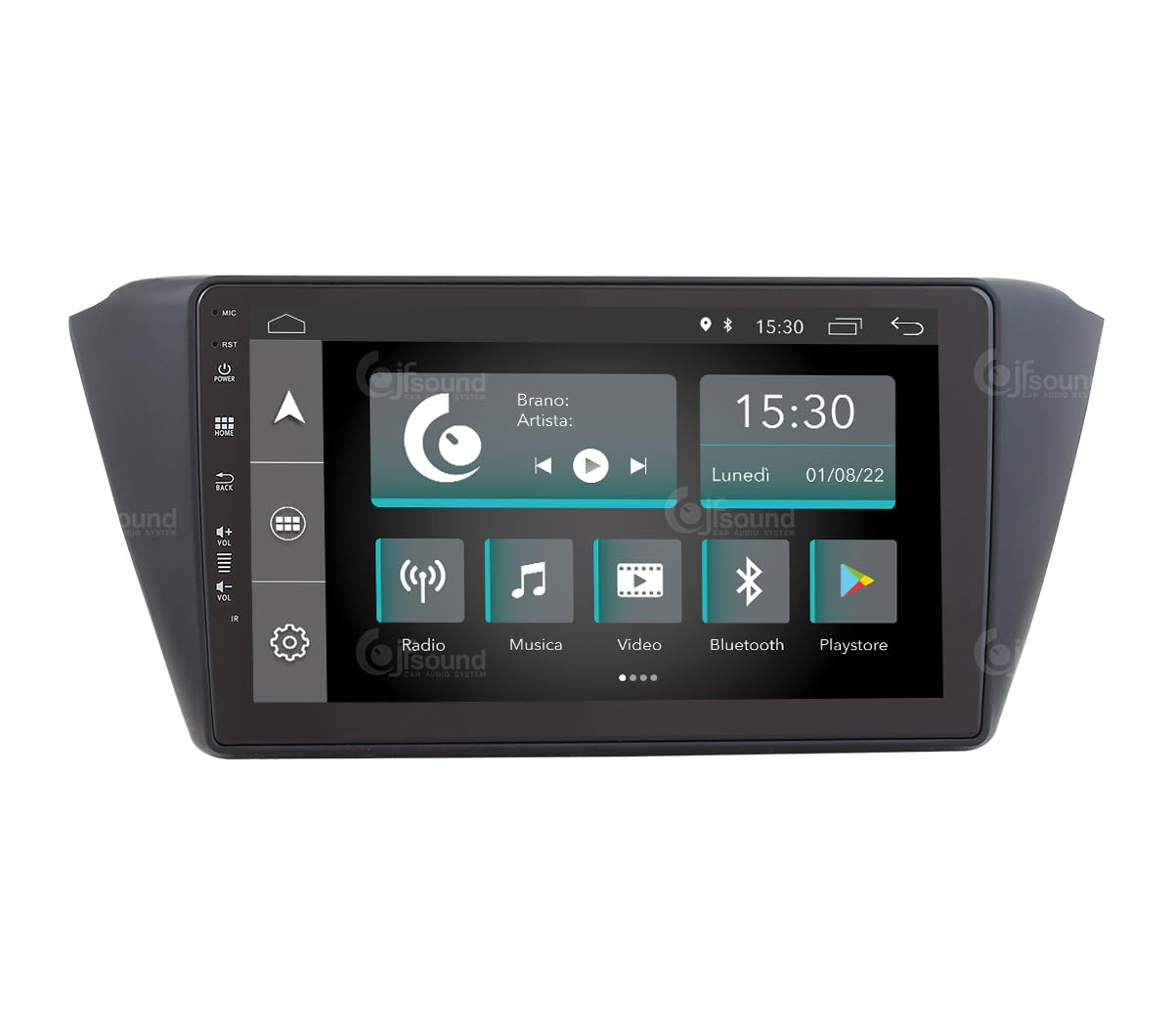 رادیو اتومبیلی اندروید JF-039TR4-X7C-1 سازگار با تویوتا RAV4 ۲۰۰۶-۲۰۱۲ | CarPlay و اندروید اتومبیل | GPS | DAB+ | 9 اینچ HD | ساخت ایتالیا