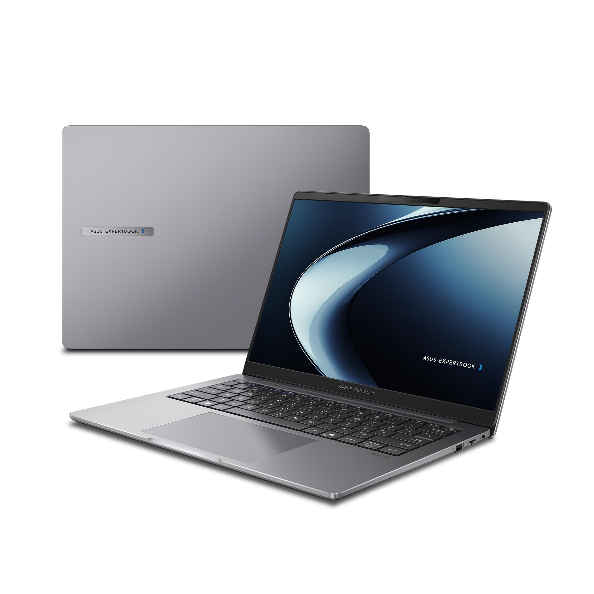 لپ تاپ تجاری ASUS ExpertBook PM3 14 اینچ، پردازنده AMD Ryzen 7 350، 32 گیگابایت رم، دیسک SSD 1 ترابایت، WiFi 7، ویندوز 11 پرو، رنگ خاکستری مات، مدل PM3406CKA-XS76