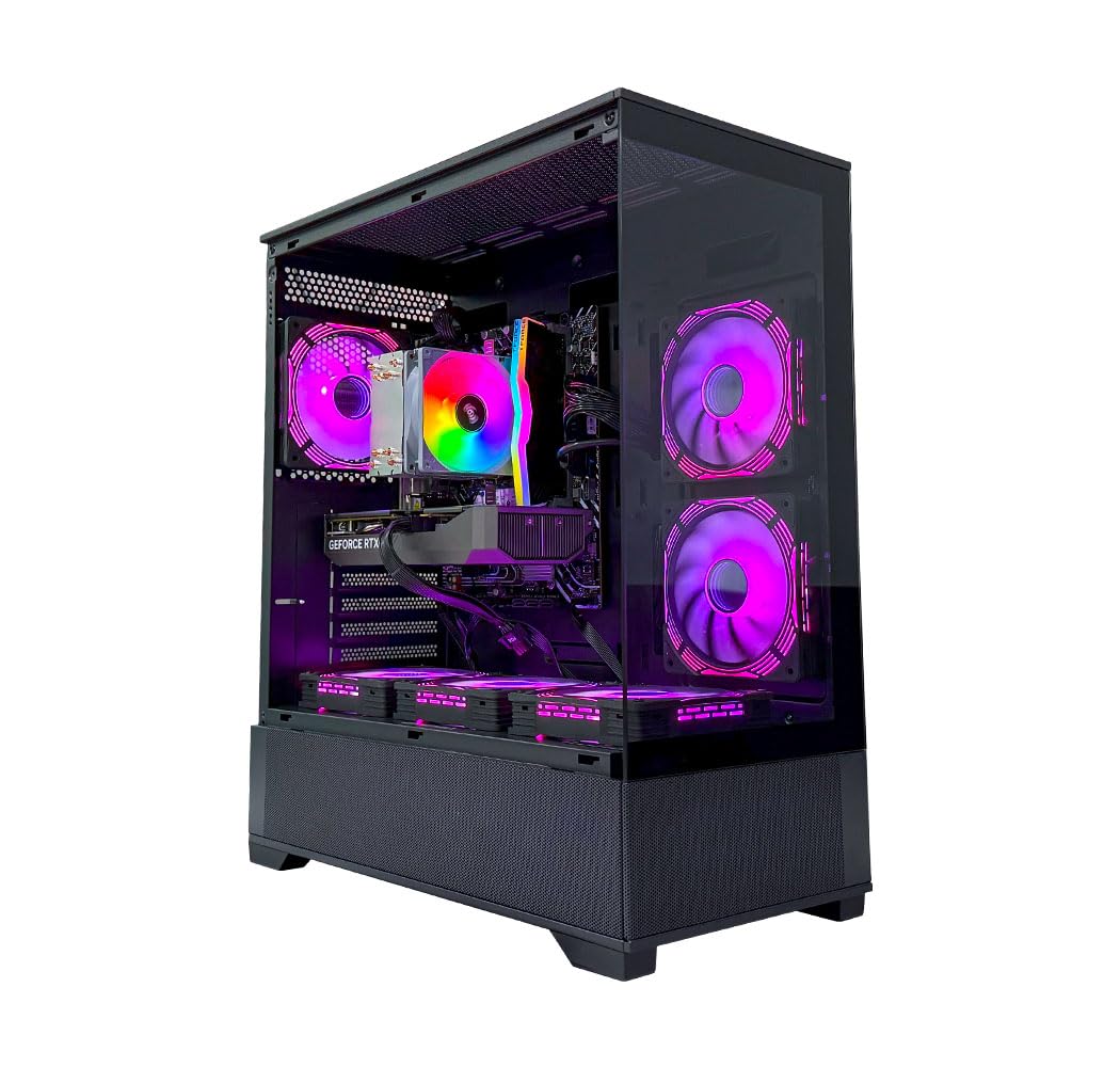 گیم سکرت نوا گیمینگ پی‌سی - Intel Core i5-12400F | GPU: RTX 5060/4060/3060/3050 یا RX 580 | 16GB رم DDR4 | 1TB حافظه‌ی جامد NVMe | سردکننده‌ی هوا | مادربورد H610 | تغذیه‌ی ۵۰۰W-۶۵۰W | WiFi/BT/Win11 Pro | رایانه‌ی دسکتاپ GPU: RTX 3050 6GB | تغذیه‌ی ۵۰۰W 80Plus