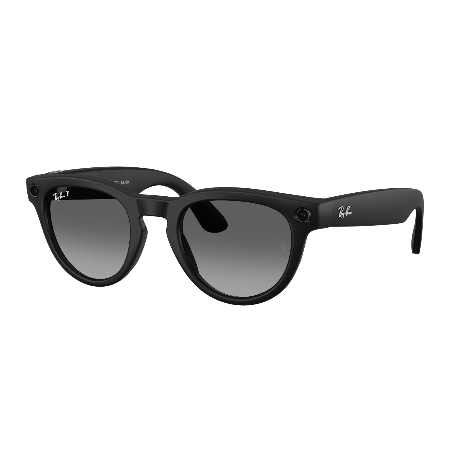 عینک هوش مصنوعی RAY-BAN Meta Gen 2 Headliner برای مردان و زنان - مشکی مات (گارانتی تولیدکننده 1 ساله) قاب مشکی مات، لنز گرادیانت گرافیتی قطبی