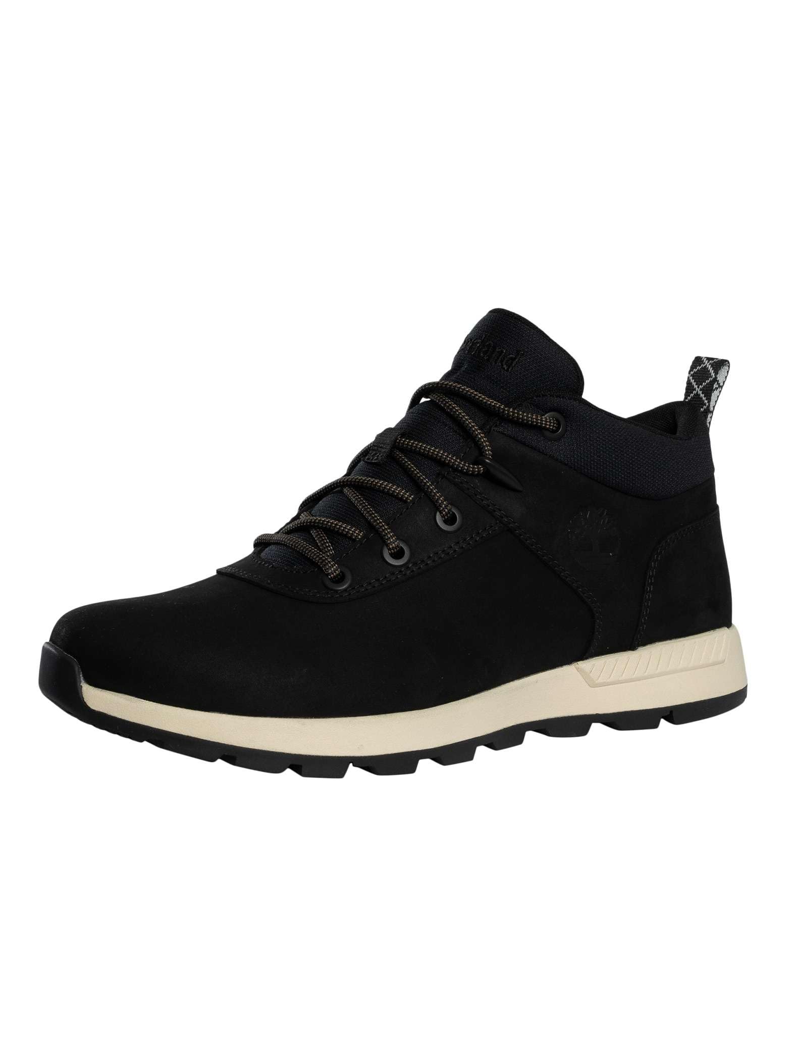 کفش‌های Timberland SPRINT BASIC MID LACE UP NUBUCK برای آقایان سایز ۴۷.۵ اروپا، رنگ مشکی