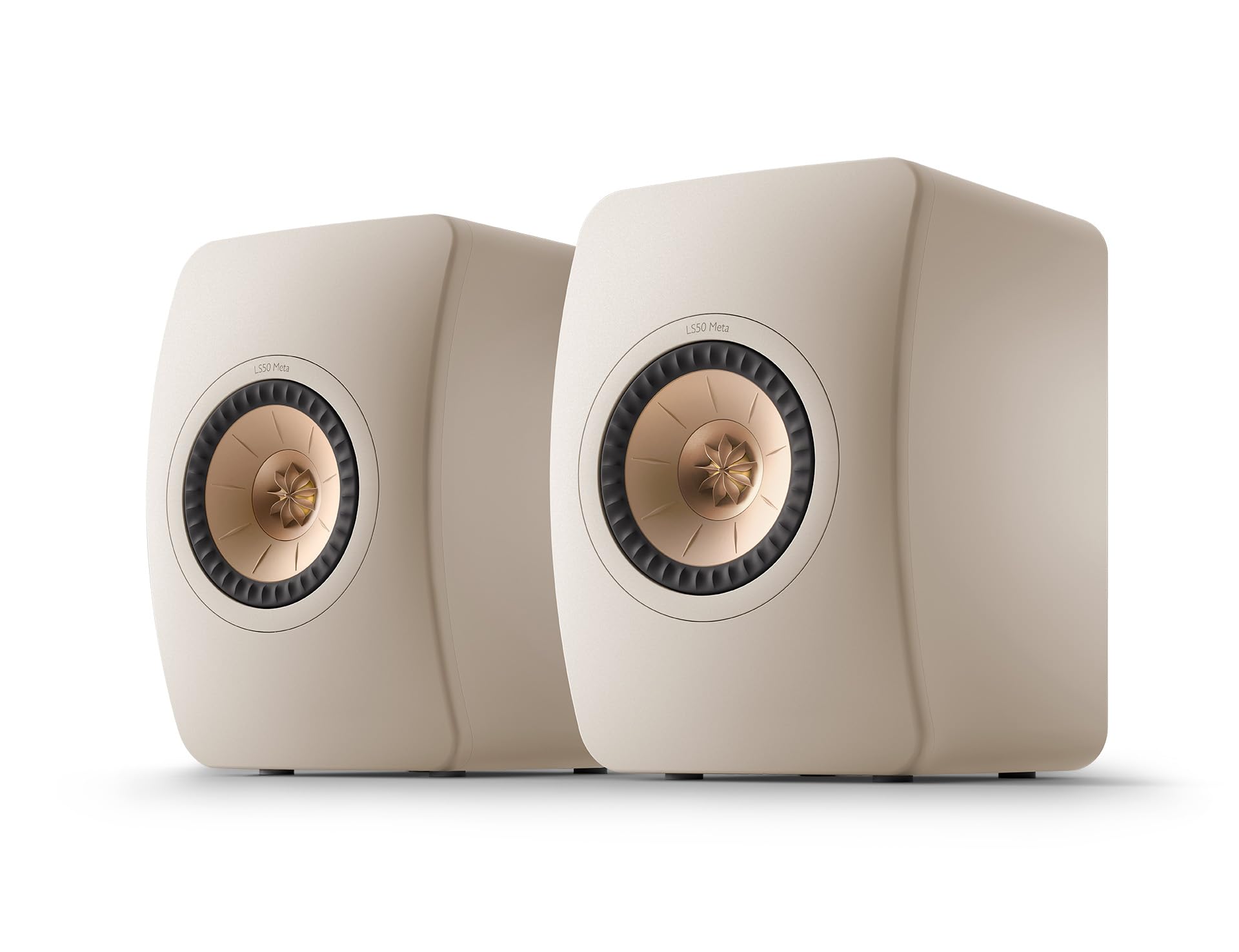 اسپیکر‌های کتابخانه‌ای فعال KEF LS50 Meta - جفت (پوسته شن)