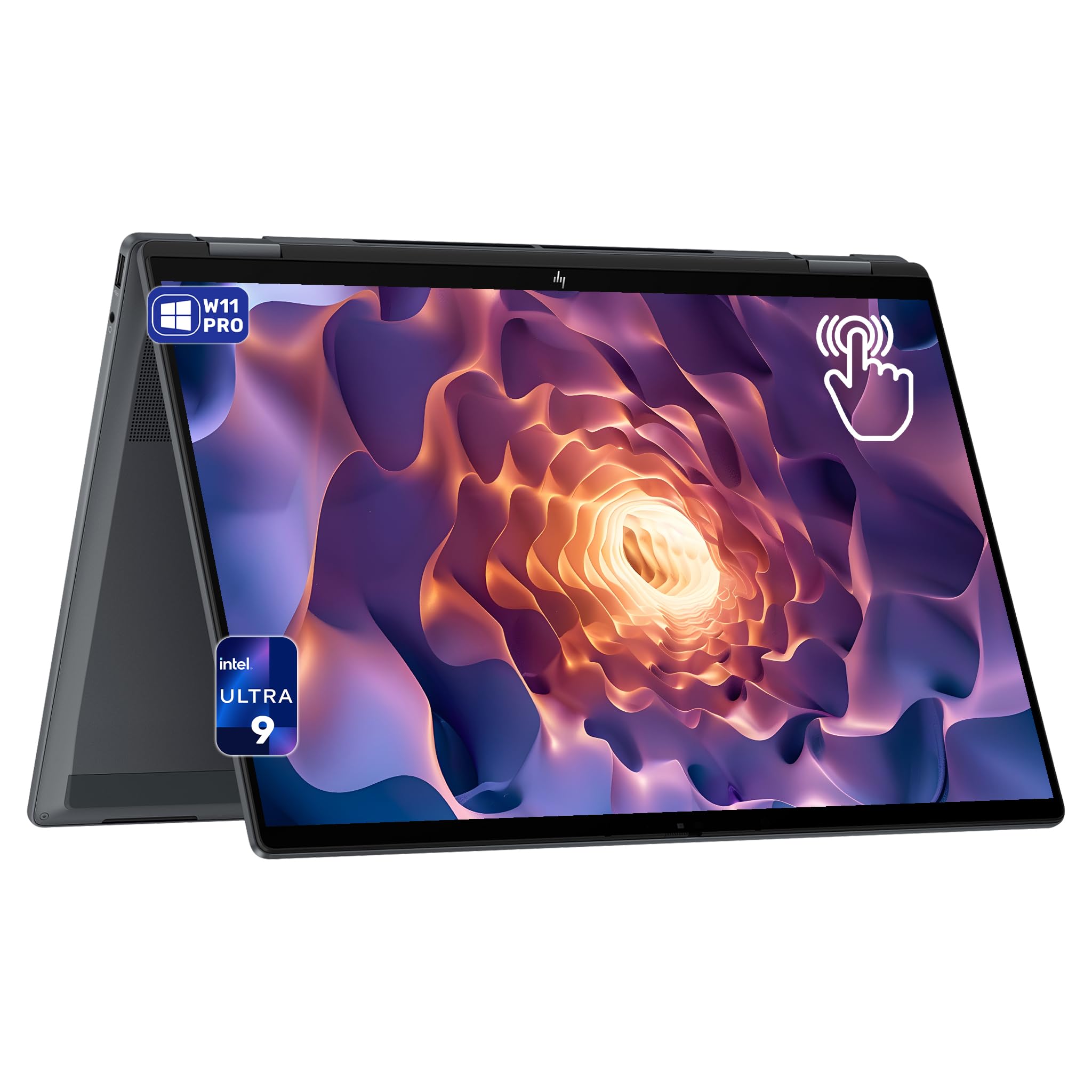 لپ تاپ HP OmniBook X Flip نسل بعدی هوش مصنوعی 16 اینچی، Intel Ultra 9-288V، 32 گیگابایت RAM LPDDR5x، 2 ترابایت SSD PCIe، صفحه نمایش لمسی 16 اینچی با رزولوشن 3K (2880x1800)، Intel Arc 140V، صفحه کلید با نور پس زمینه، ویندوز 11 Pro، رنگ خاکستری اکلیپس 32 گیگابایت RAM | 2 ترابایت SSD ویندوز 11 Pro