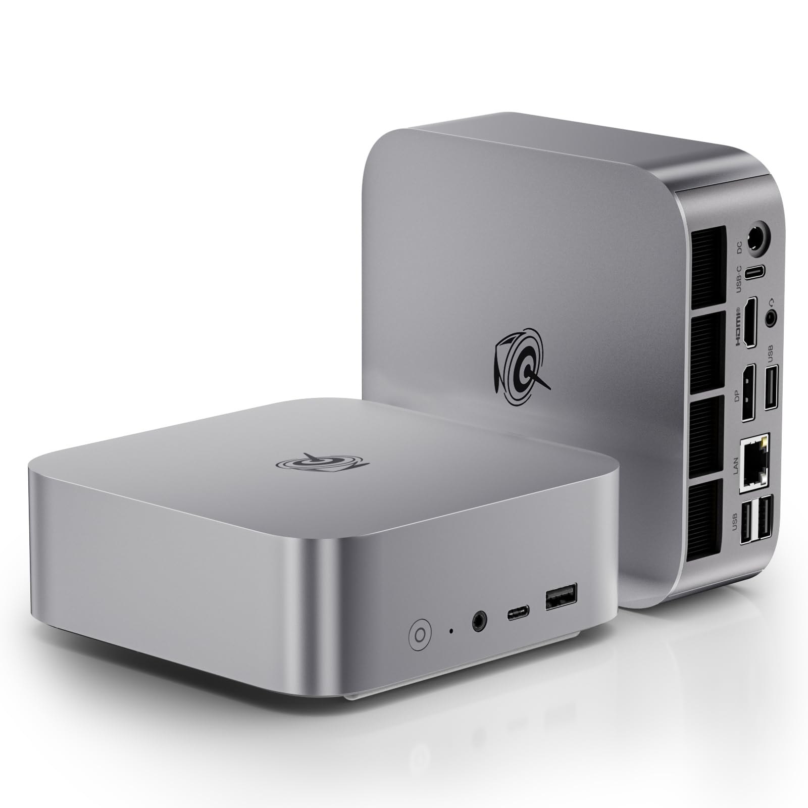Beelink SER9 Mini PC، AMD Ryzen 7 H 255 (تا 4.9 گیگاهرتز)، 32 گیگابایت LPDDR5X 1 ترابایت SSD PCIe4.0، کامپیوتر رومیزی کوچک پشتیبانی از 4K@240Hz نمایش سه بعدی HDMI 2.1+DP+USB4/WiFi 6/BT5.2/2.5G LAN، کامپیوتر مینی آفیس/خانگی/گیمینگ R7-H 255 32GB+1T