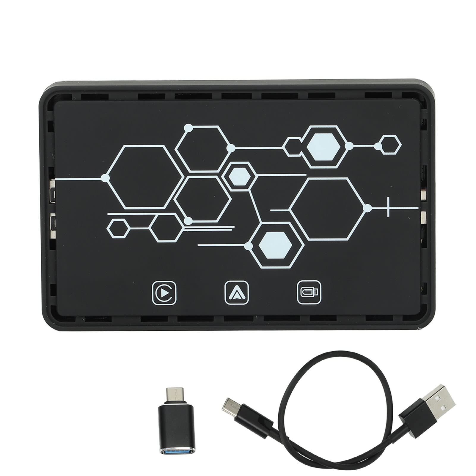 جعبه Carplay، آداپتور سیم به بی‌سیم Carplay 3 در 1، پخش ویدیو چندرشته‌ای 64 بیتی، دانگل بی‌سیم Carplay، دستگاه پخش Carplay