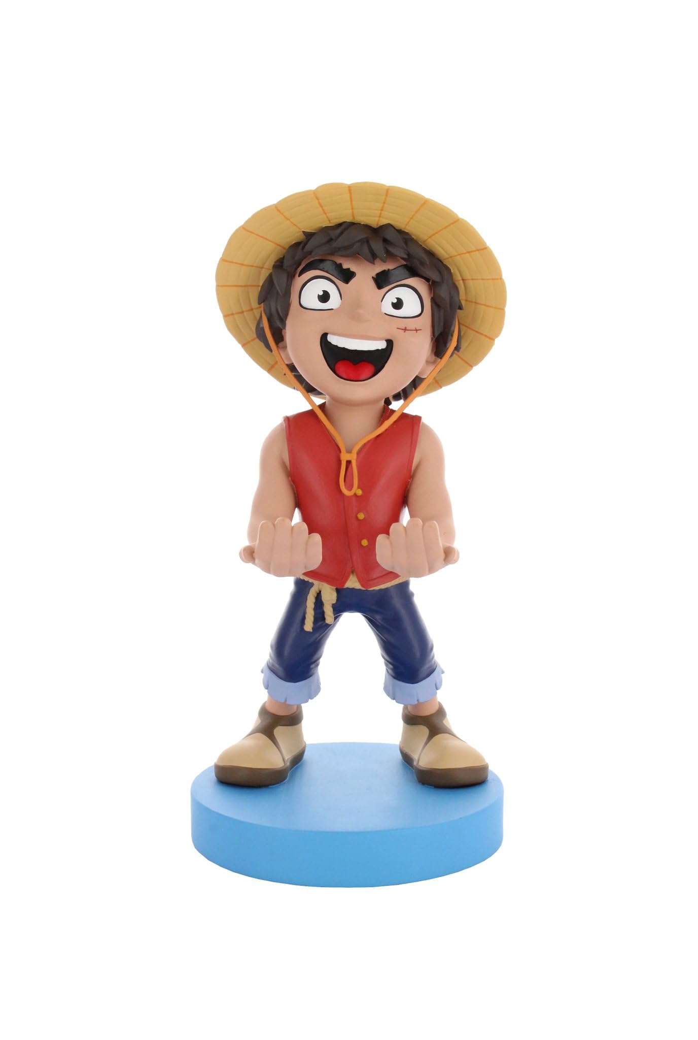 مردان کابلی قسمت یک قطعه Holdem-Figur Luffy - نگه‌دارنده برای هدفون، گوشی هوشمند یا لوازم جانبی کوچک - ۱۱ سانتی‌متر