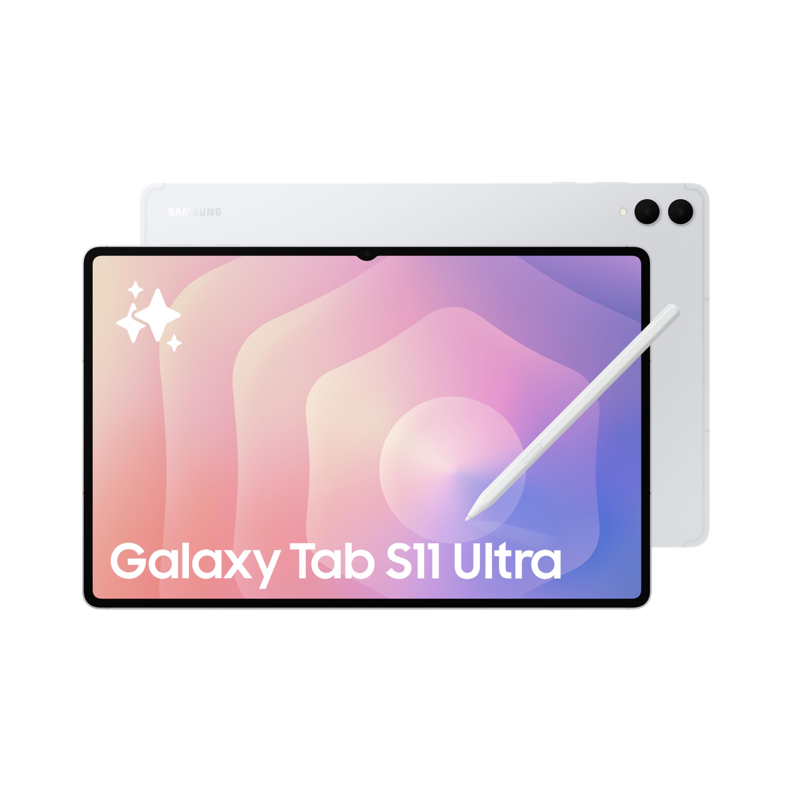 Samsung Galaxy Tab S11 Ultra، قرص AI، نقره ای، WiFi، ۱۲GB RAM، ۲۵۶GB حافظه، طراحی سبک، Samsung Dex (نسخه اماراتی) نقره ای ۲۵۶GB Galaxy Tab S11 Ultra WiFi