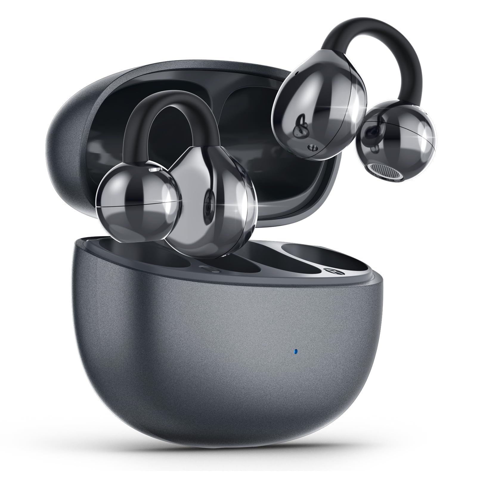 هدفون‌های گوشی Uniiking® Open Ear، بلوتوث 5.4، با میکروفن و زمان پخش 42 ساعته، مناسب برای ورزش، دویدن، تمرین و افرادی که عینک می‌زنند.