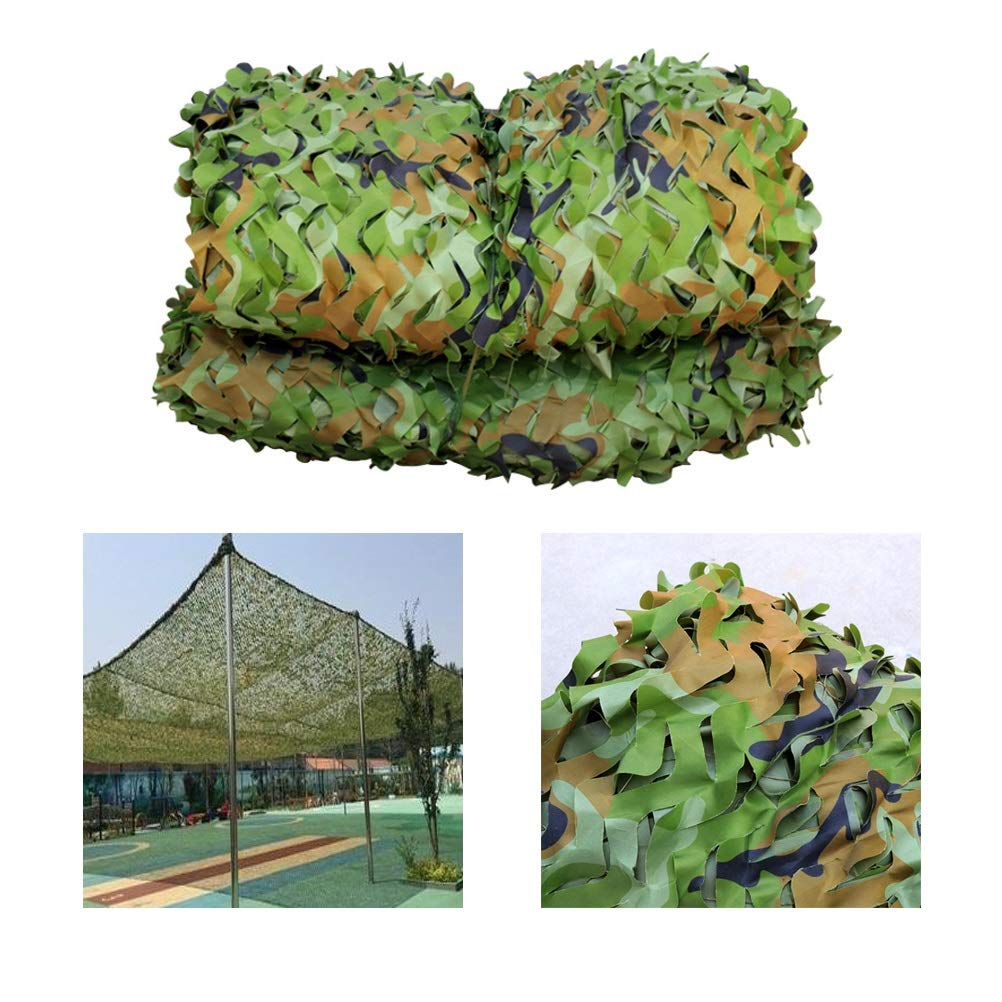 GPERSGU Camping Shelters 4x3M Camouflage Car Netting Desert Camo Netting ，for Game/Hunting/Decoration Sunshade/Camping Hiding/tent(8 * 10m) 8*10m