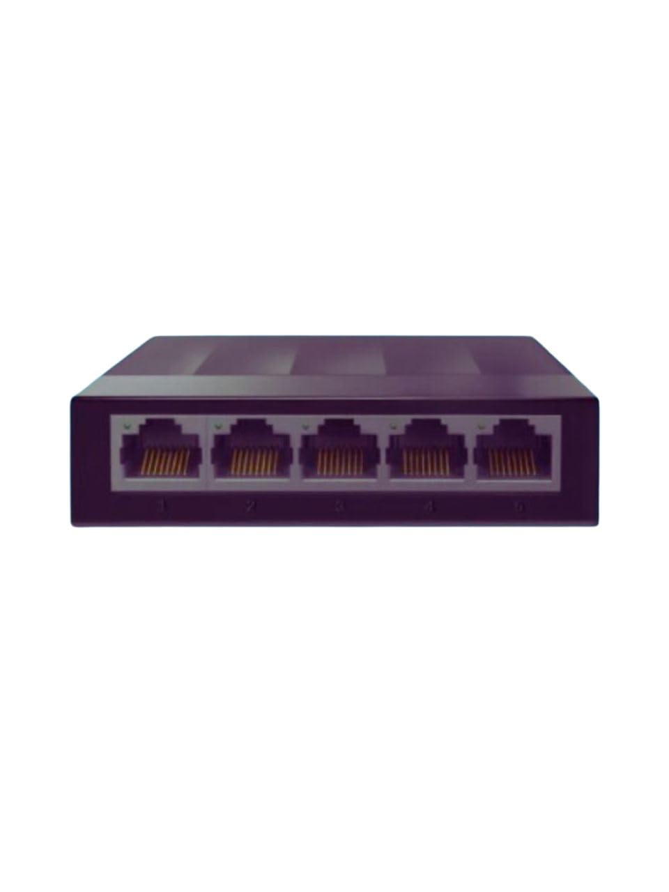 سوئیچ شبکه 5 پورت LS1005G، 10/100/1000 مگابیت بر ثانیه، دسکتاپ، پورت‌های RJ45 خودکار مذاکره، سیاه