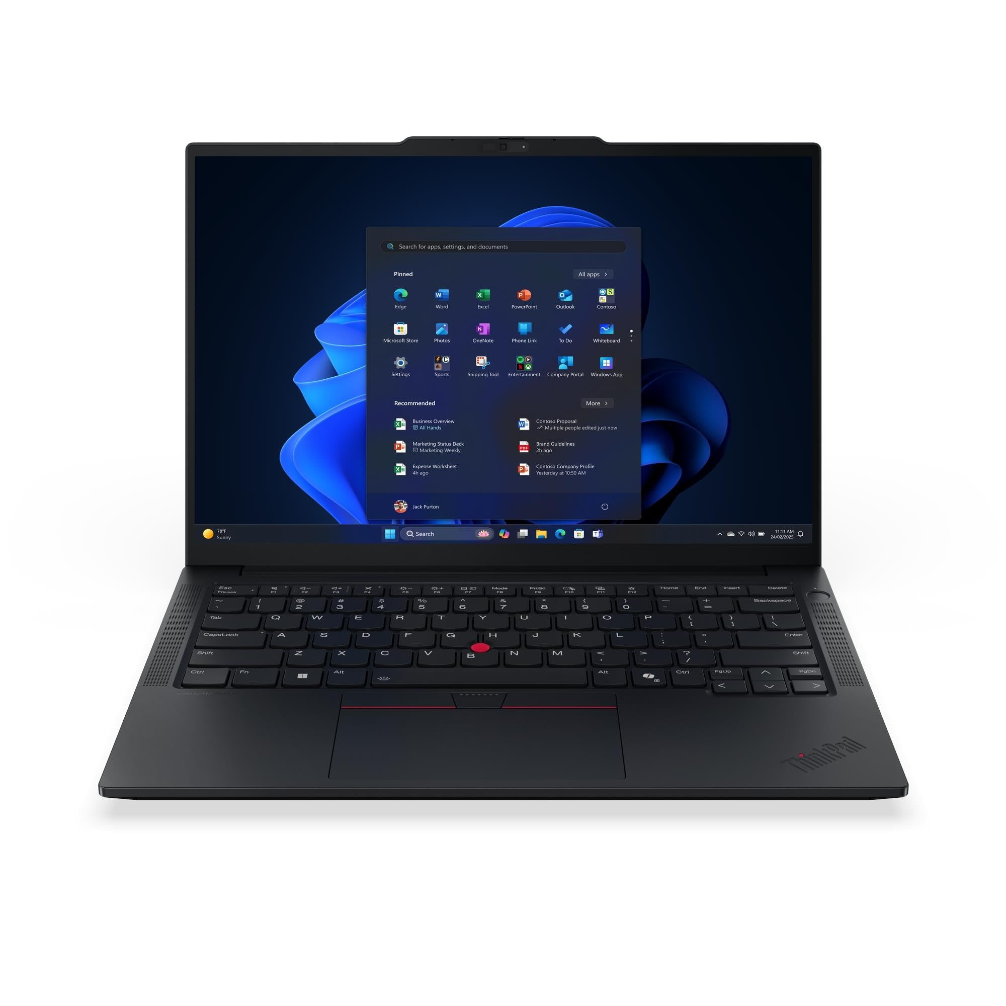لپ تاپ تجاری Lenovo ThinkPad E14 Gen 7، صفحه نمایش WUXGA ۱۴ اینچی، پردازنده اینتل Core Ultra 7 255H، ۱۶ گیگابایت رم DDR5، ۵۱۲ گیگابایت حافظه‌ی جامد SSD، کارت گرافیک اینتل آرک ۱۴۰T، صفحه کلید با نور پس‌زمینه ENG/AR، خواننده اثر انگشت، رنگ مشکی (نسخه ارتقاء یافته)