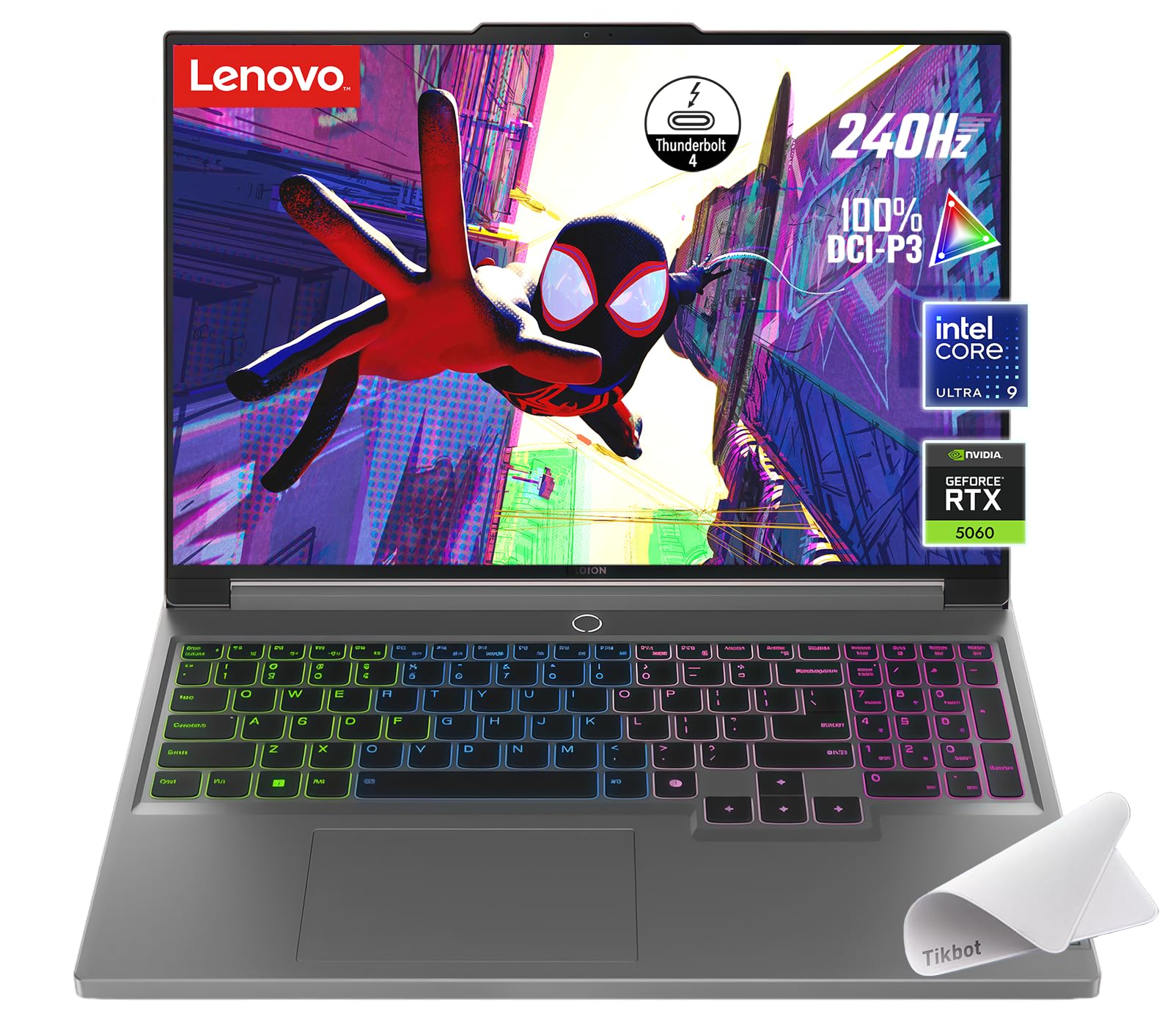 لپ تاپ بازی لنوو لژیون 5i 16 اینچ - اینتل کور آلترا 9 275HX - گرافیک ژئوفورس RTX 5060 - وQXGA (2560x1600) - ویندوز 11 پرو - با پد موس (32GB رم | 1TB اس اس دی پیسی ای + پرو)