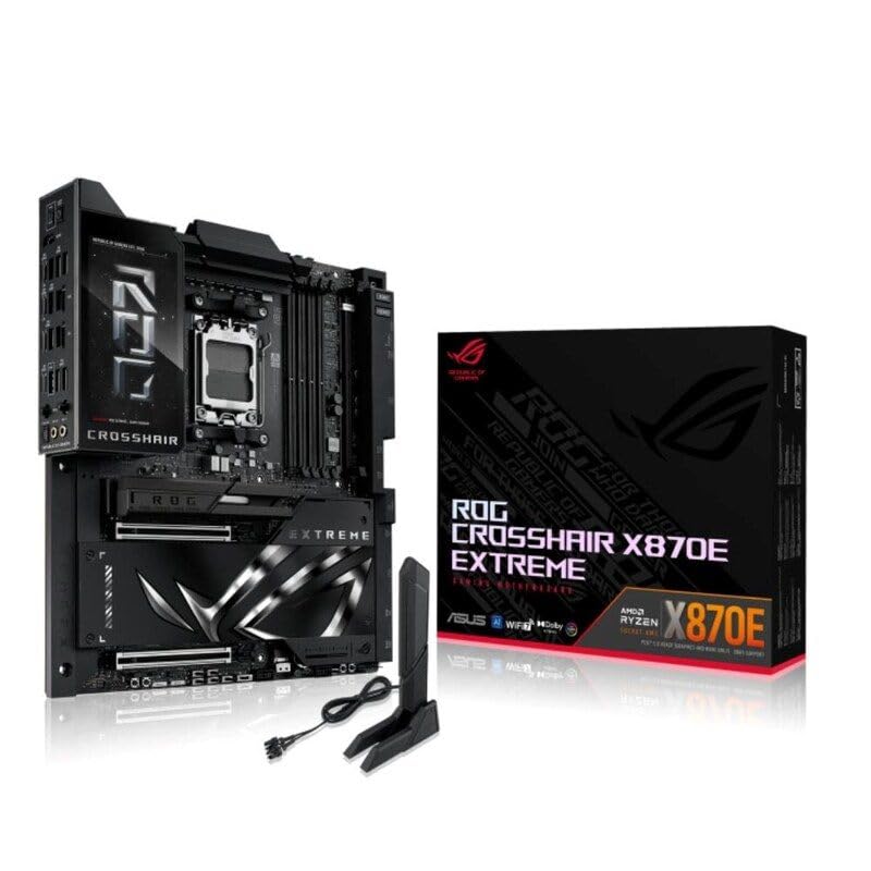 مادربورد بازی ایسوس ROG Crosshair X870E Extreme - سوکت AMD AM5 ، چیپست X870E ، PCIe 5.0 ، USB4 ، وای فای 7