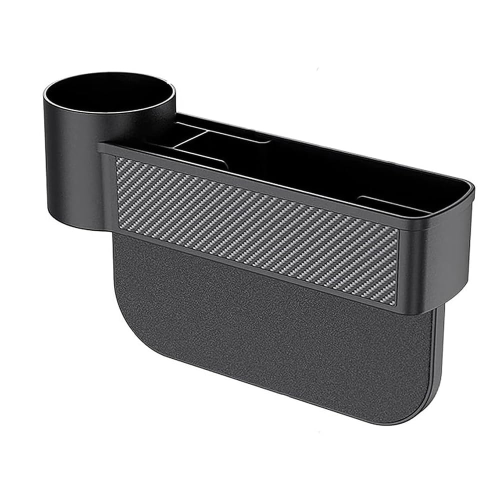 جایگزین گپ صندلی خودرو Joyzzz Car Seat Gap Filler Organizer، جعبه ذخیره‌سازی چند منظوره با پرچم دارو، جایگزین گپ صندلی خودروی عملی برای تلفن کیف پول کلید، لوازم جانبی داخلی خودرو برای سازماندهی وسایل داخل وسیله نقلیه