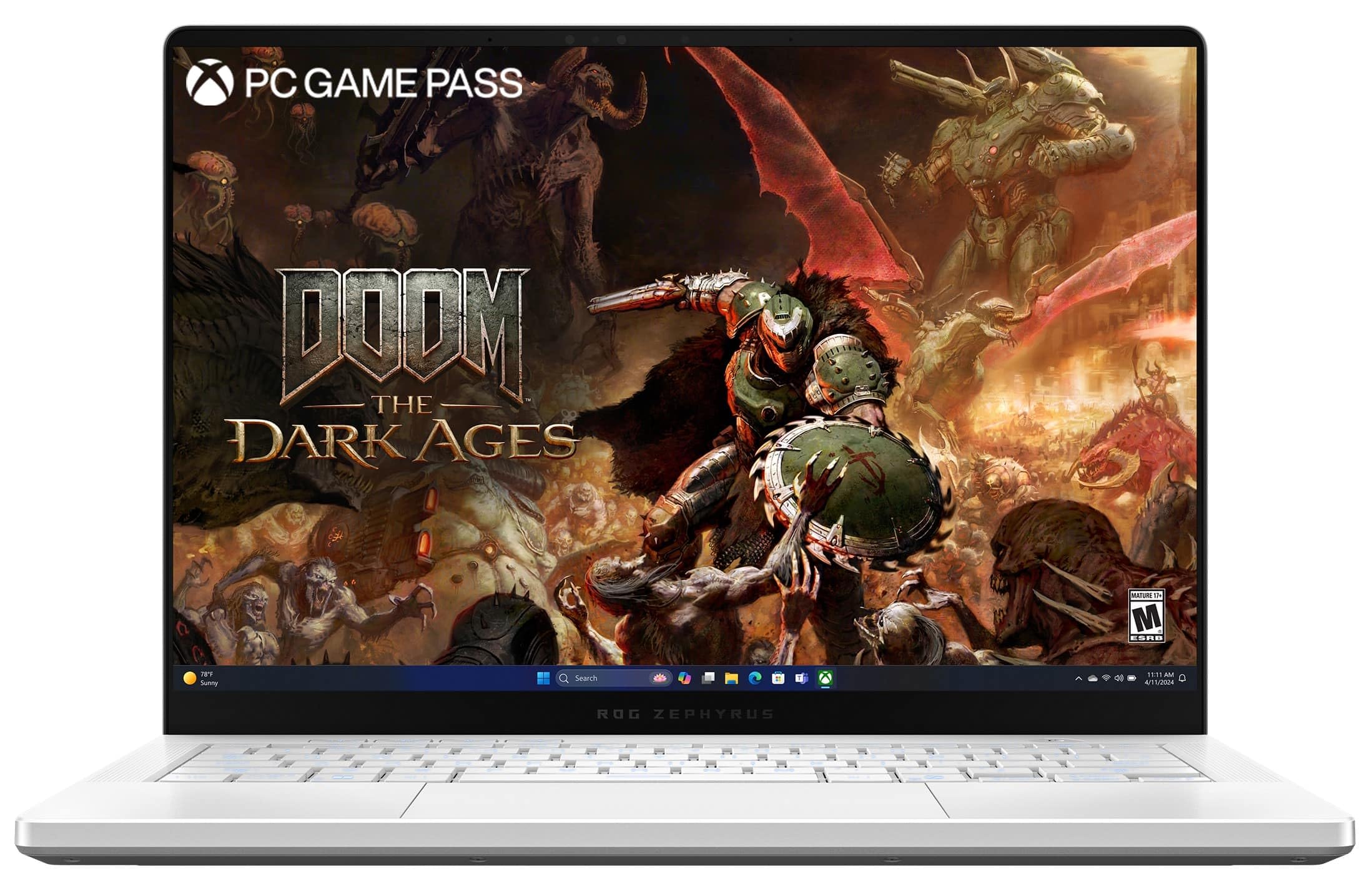 لپتاپ ASUS ROG Zephyrus G14 با صفحه نمایش OLED 3K ۱۴ اینچی/ پردازنده Ryzen 9 270/ ۱۶ گیگابایت رم/ ۱ ترابایت حافظه‌ی حالت جامد/ گرافیک ۸ گیگابایتی GeForce RTX 5060/ ویندوز ۱۱ خانگی/ صفحه کلید انگلیسی/ رنگ سفید پلاتینیوم