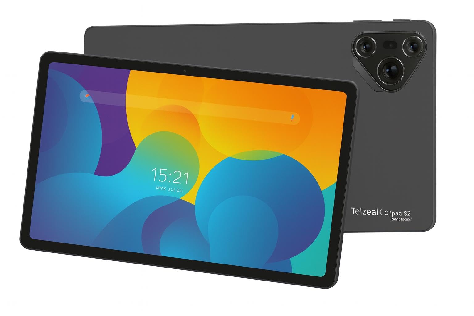 تلزیل P200 تبلت سبز | نمایشگر 11 اینچی In-Cell | 12GB رم + 512GB حافظه داخلی | 10,000mAh | دو سیم کارت | اندروید 13 | کیف چرمی، صفحه کلید بی‌سیم و موس (مشکی)