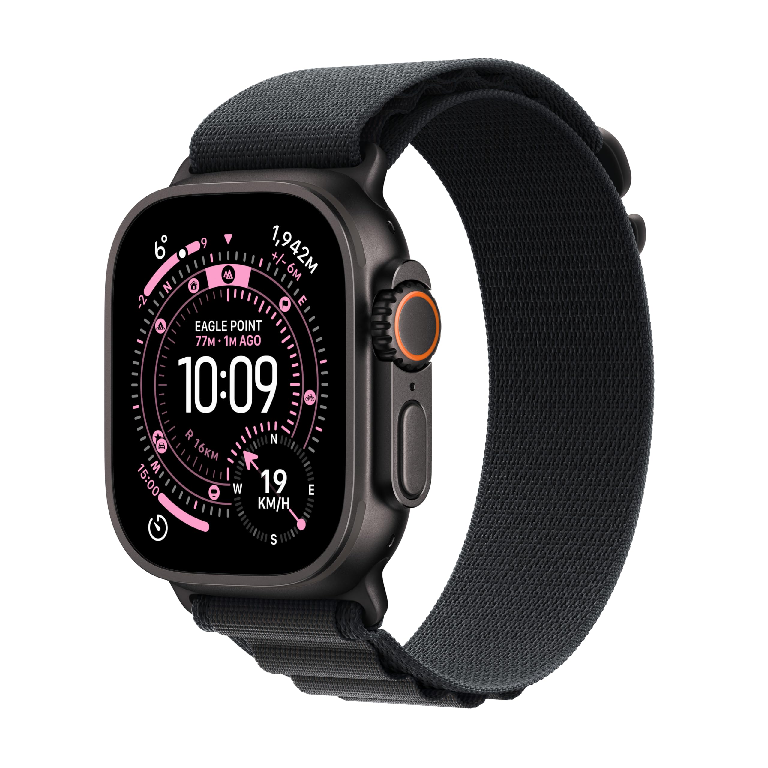 ساعت هوشمند اپل واچ Ultra 3 GPS + Cellular با قاب تایتانیوم سیاه 49 میلیمتر، همراه با بند دور راه آلپین سیاه - متوسط
قاب تایتانیوم سیاه/بند دور راه آلپین سیاه متوسط - مناسب برای مچ‌های 145-190 میلیمتر
