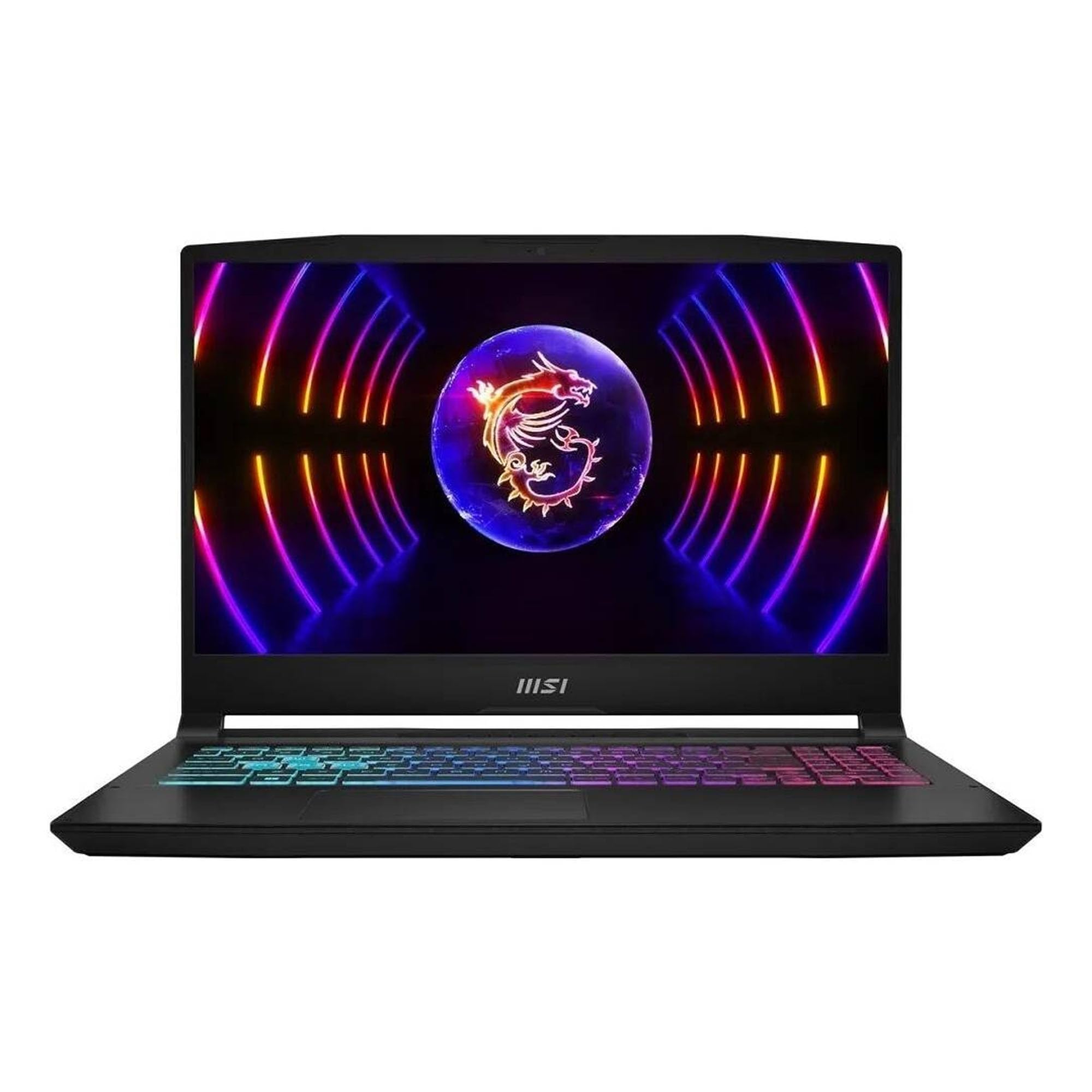 لپتاپ بازی MSI Katana 15، نمایش 15.6 اینچی FHD با فرکانس 144Hz، پردازنده اینتل Core i7-14650HX، 16GB RAM DDR5، 512GB حافظه SSD، NVIDIA GeForce RTX 5070 با حافظه 8GB GDDR7، صفحه کلید RGB، رنگ مشکی