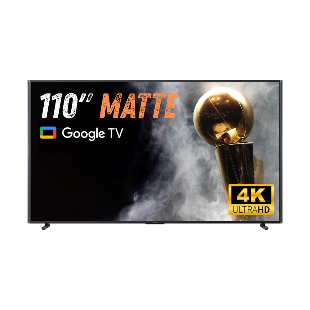 تلویزیون هوشمند صفحه‌ی مات با پوشش 110 اینچ | رزولوشن Ultra HD 4k | تجربه‌ی سینمای خانگی - نسخه بین‌الملل