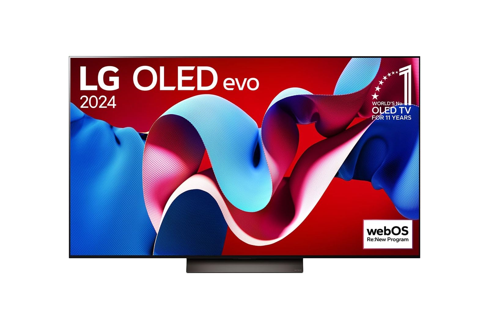 تلویزیون هوشمند 4K ال‌جی 77 اینچ OLED evo C4 با دستیار هوشمند AI، ریموت Magic Dolby Vision، وب‌اواس 24، سیاه 2024 (نسخه بین‌المللی) (نوسازی شده)