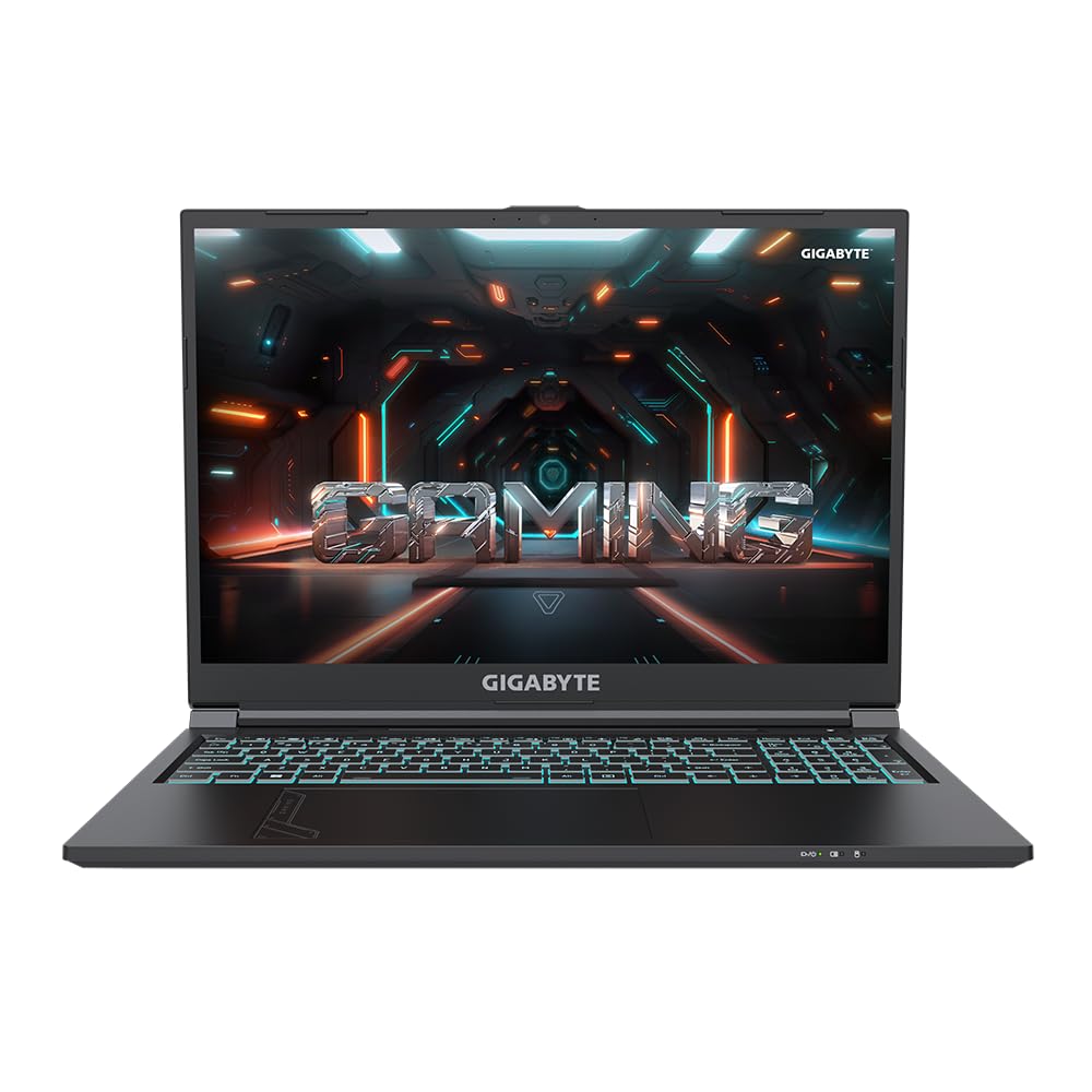 لپ تاپ بازی 16 اینچی Gigabyte G6 KF FHD+ - Intel Core i7-13620H - 16GB RAM - 1TB SSD - NVIDIA GeForce RTX 4060 8GB - نرخ تازه‌سازی 165 هرتز - ویندوز ۱۱ پرو
