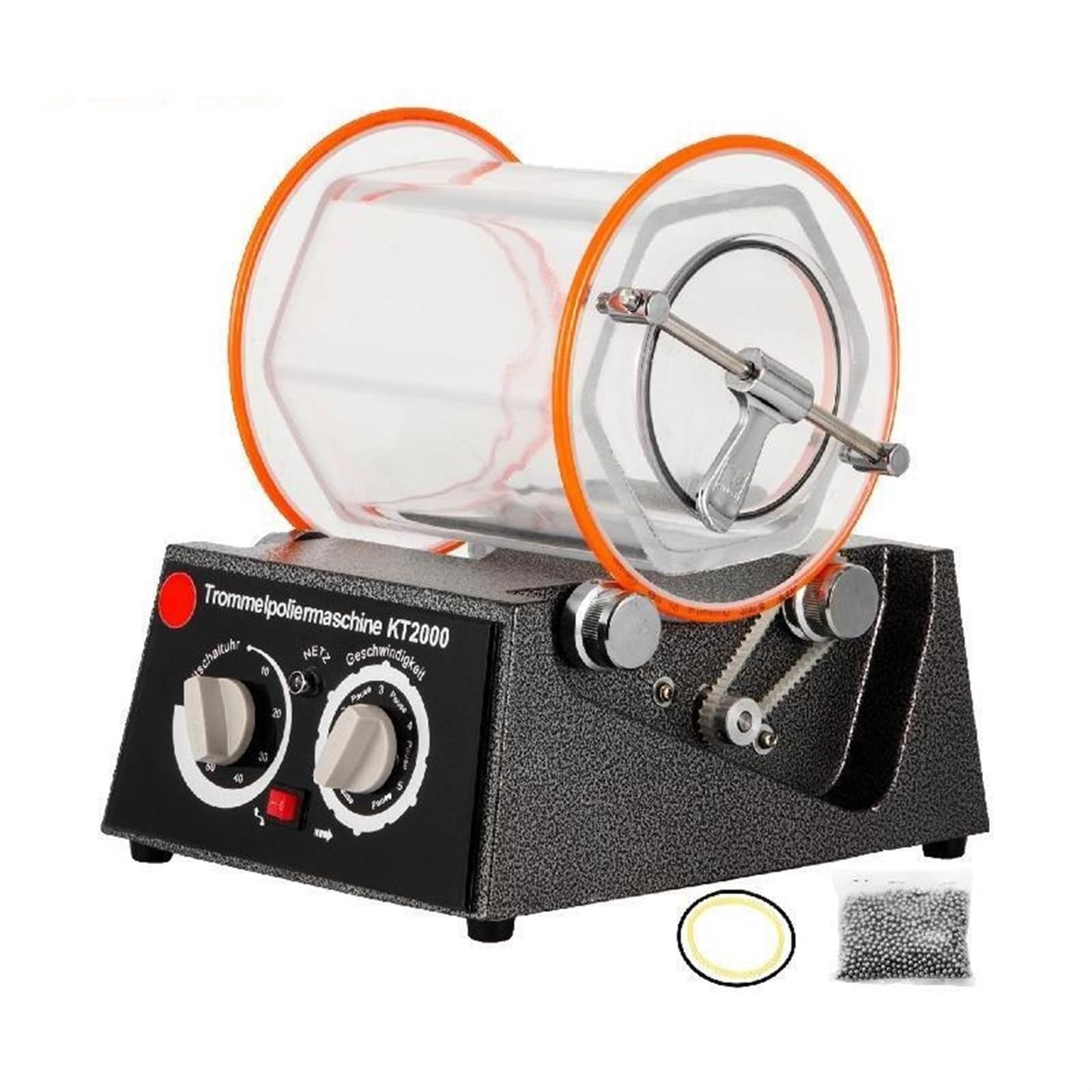 تمرکز گردان 1 کیلوگرم 5 کیلوگرم برای جواهرات - کاخ مس ماشین سطح پولیشر KT2000 KT6808 Tumbling Mini-Tumbler ابزارهای تکمیلی (ظرفیت - 1 کیلوگرم) ظرفیت - 1 کیلوگرم