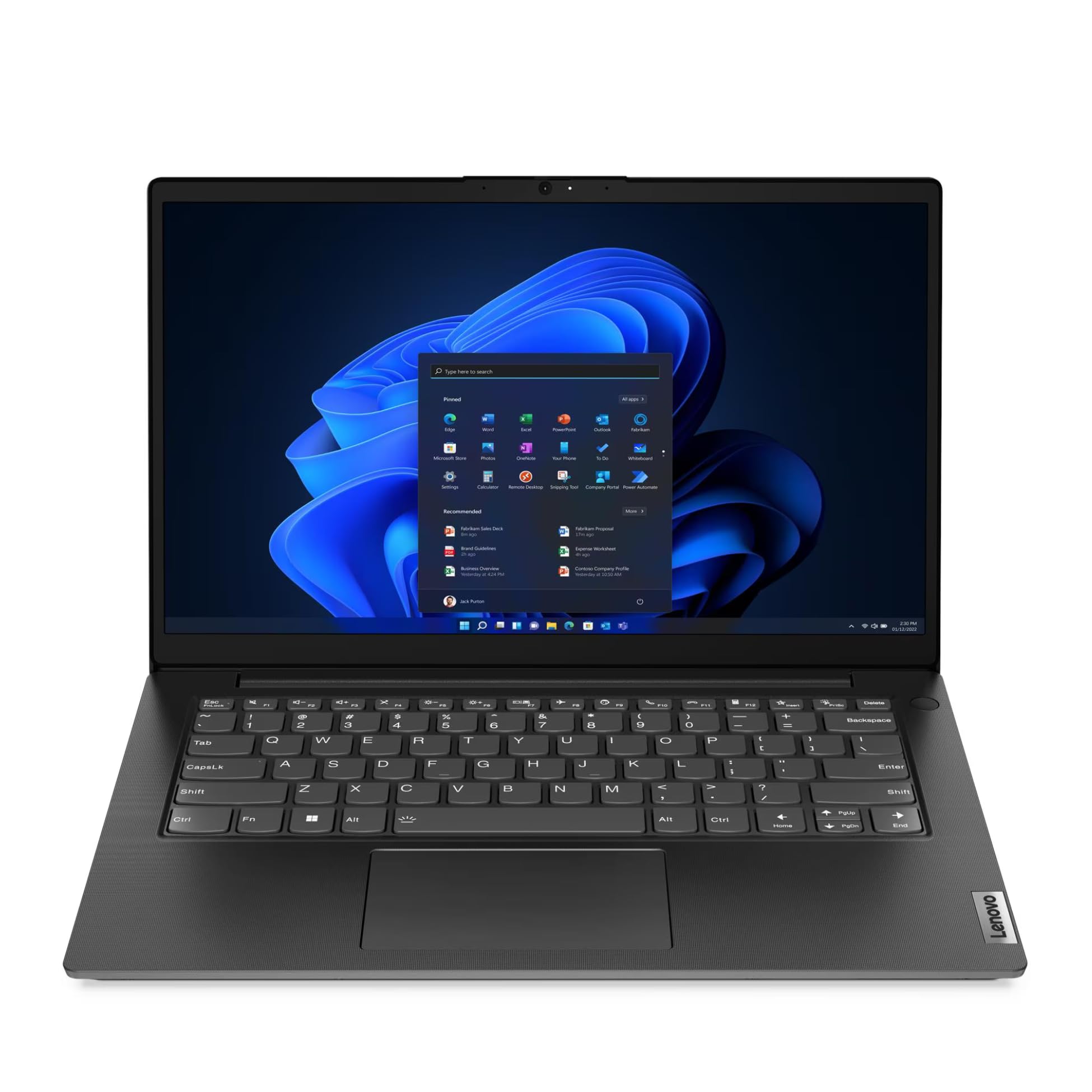 لپتاپ Lenovo V14 G4 IRU، Intel Core i7-13620H، صفحه نمایش 14 اینچی FHD، 8GB RAM DDR4، 512GB SSD، گرافیک یکپارچه UHD، ویندوز 11 Business سیاه