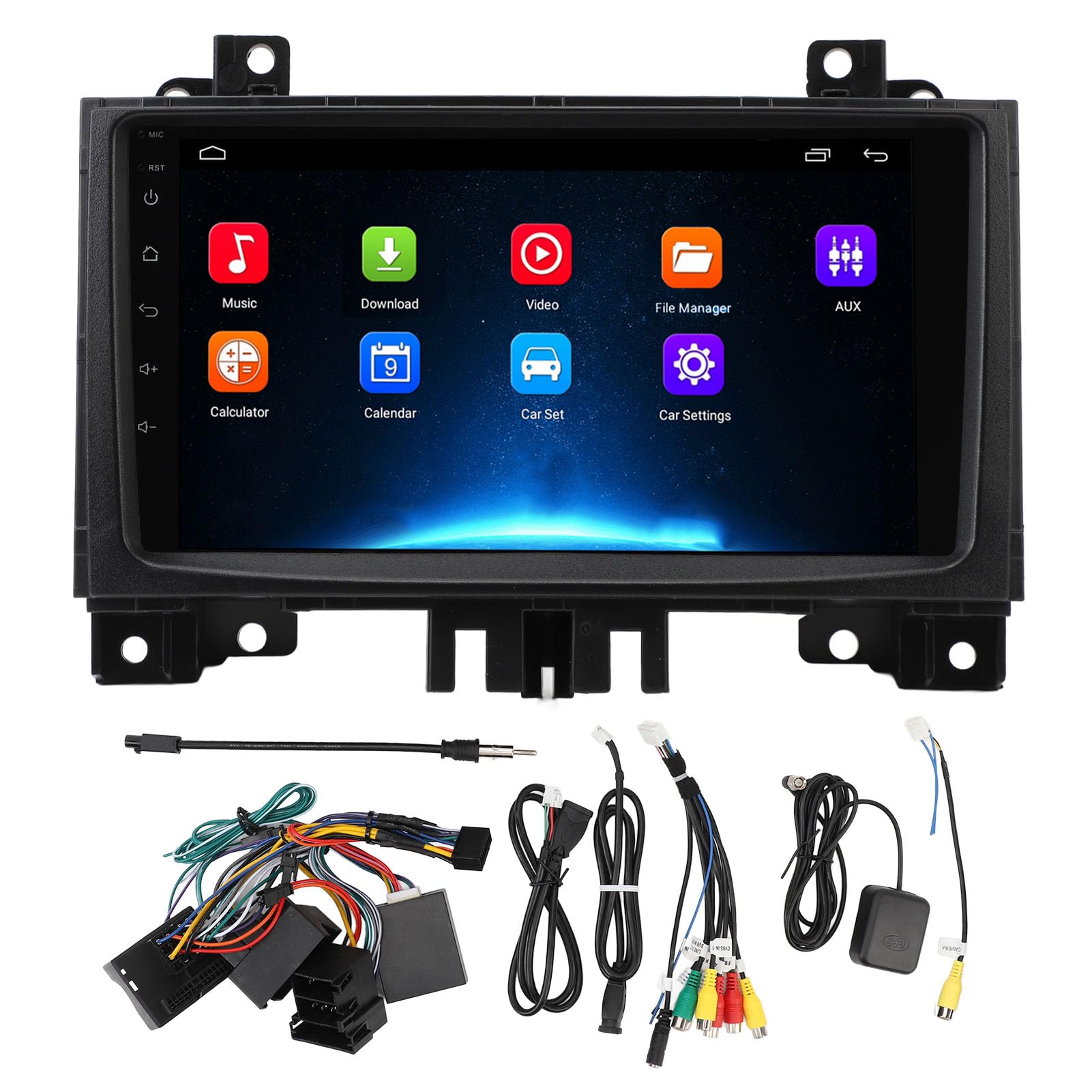 ناوبری GPS خودرو، صفحه لمسی 9 اینچی 4 هسته ای 2 گیگابایتی 32 گیگابایتی اندروید ۱۲ جایگزین سازگار با اسپرینتر 2006-2017