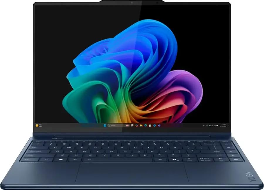 لپ تاپ 2 در 1 لنوو یوگا 9i نسخه اورا 14 اینچ کوپایلوت + (2025) - Intel اولترا 7 258V 8 هسته، 32 گیگابایت رم، 1 ترابایت اس اس دی M.2 NVMe، صفحه نمایش لمسی OLED 4K 14.0 اینچ، ویندوز 11 پرو - آبی کیهانی