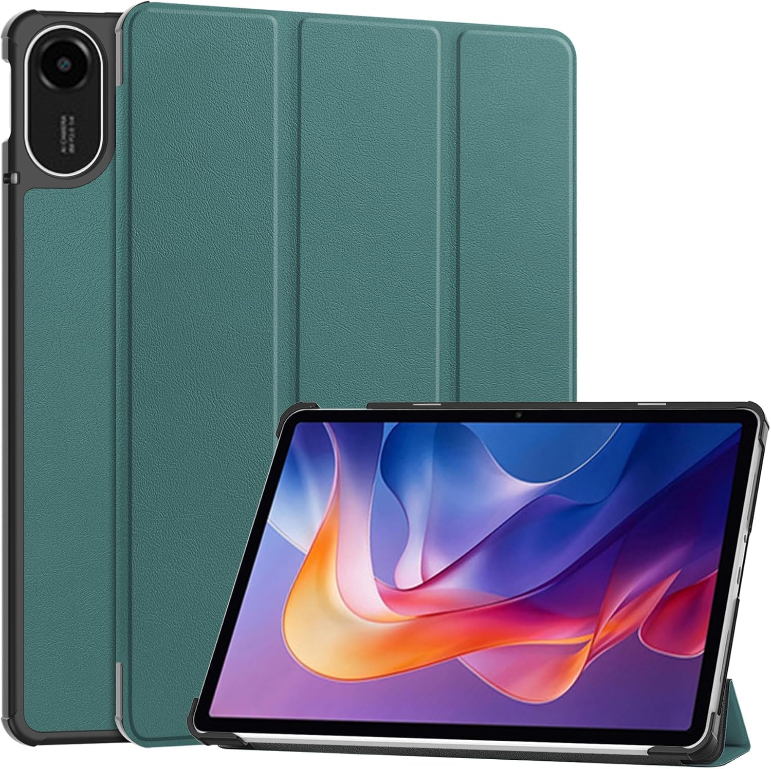 محصول Yimico برای کیف Xiaomi Redmi Pad 2 اینچ 11 مدل 2025، کیفیت Ratesell سبک با پوشش هوشمند Stand Trifold با قابلیت خاموش و روشن خودکار برای Redmi Pad2 اینچ 11 (سبز، Redmi Pad 2) سبز Redmi Pad 2
